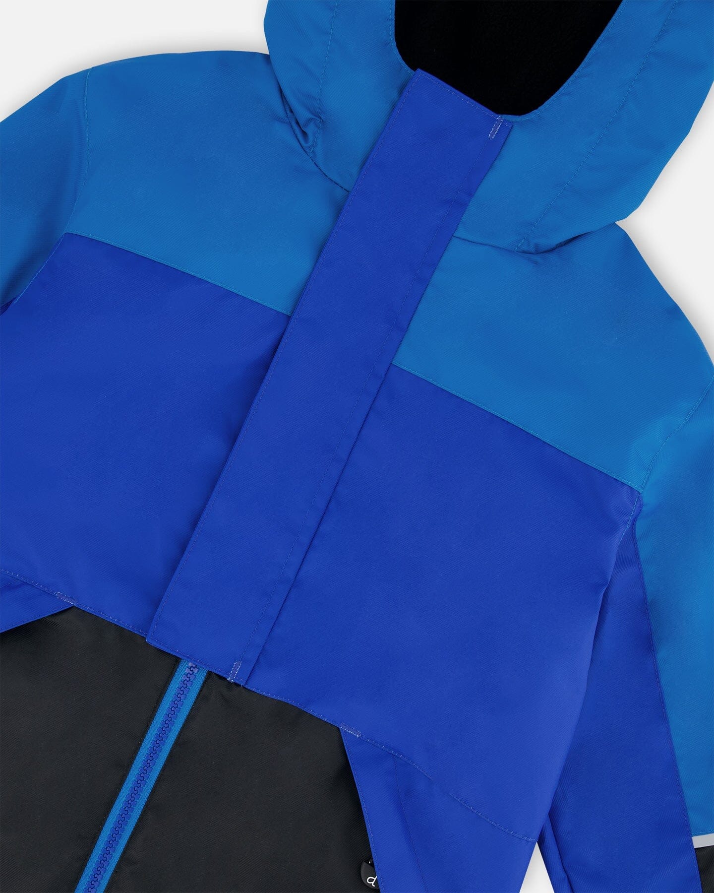 Two-Piece Mid-Season Outerwear Set Royal Blue And Black - Deux par Deux
