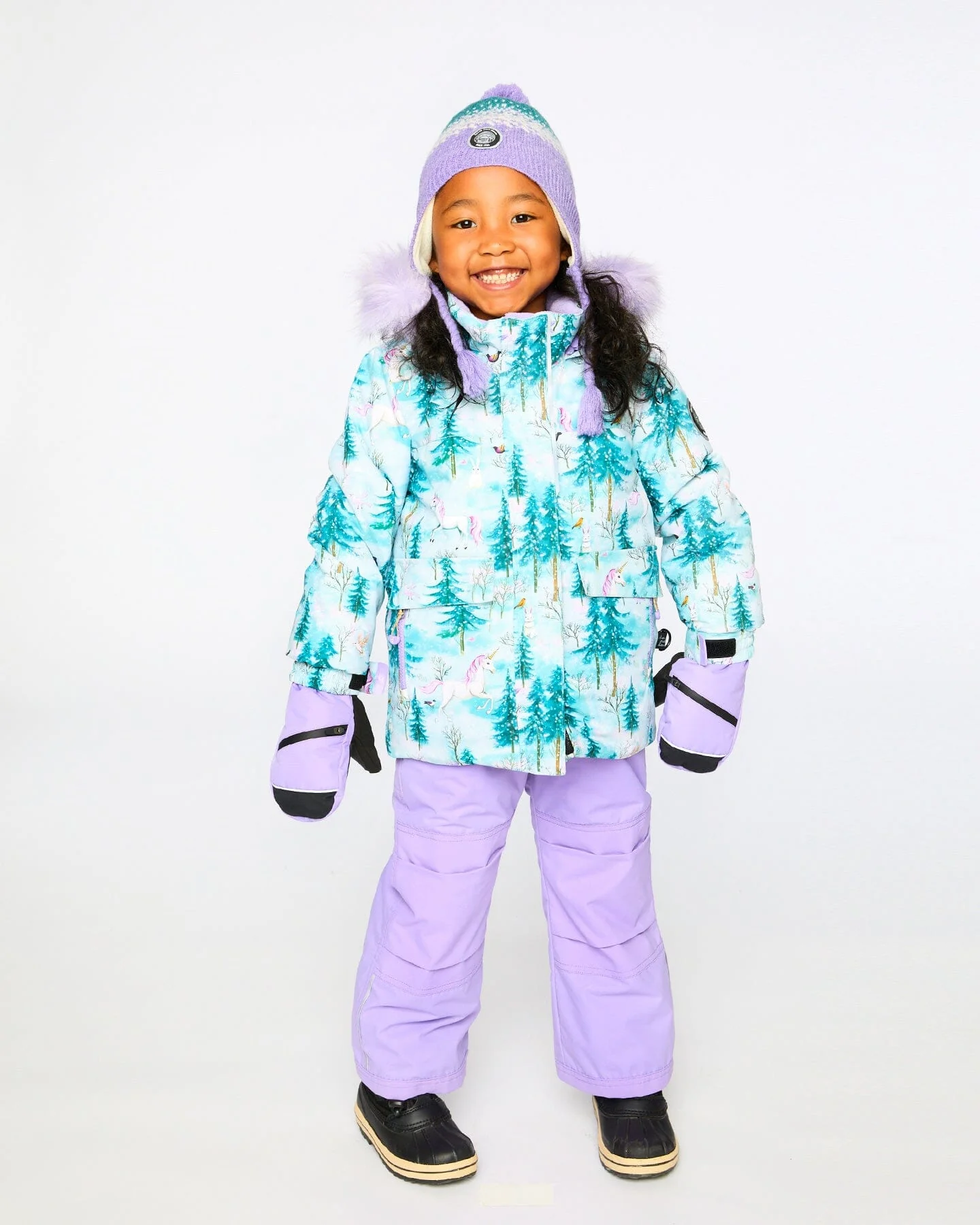 Two-Piece Discover Snowsuit Lavender - Deux par Deux