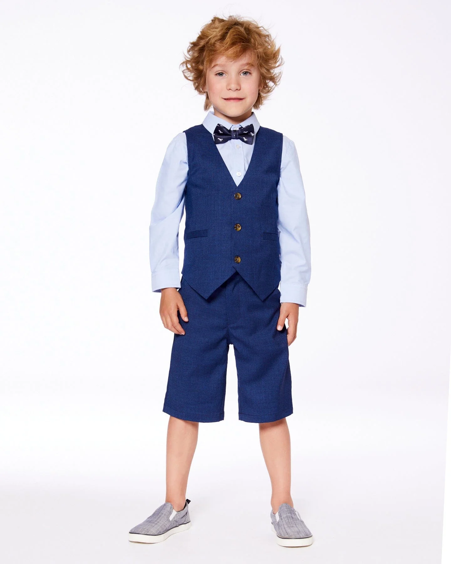 Long Sleeve Button Down Shirt Pale Blue - Deux par Deux