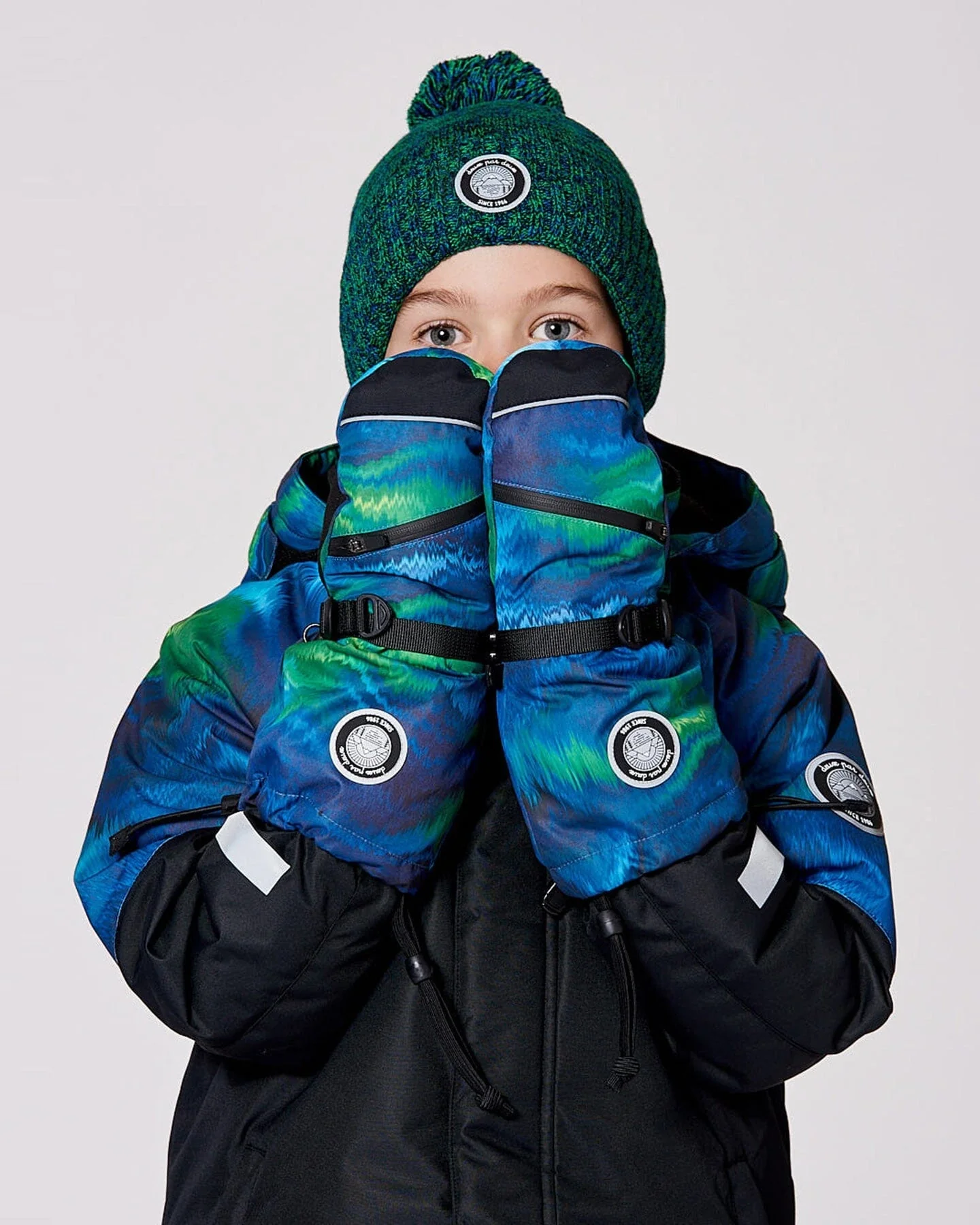 Winter Mittens Teknik Aurora Borealis - Deux par Deux