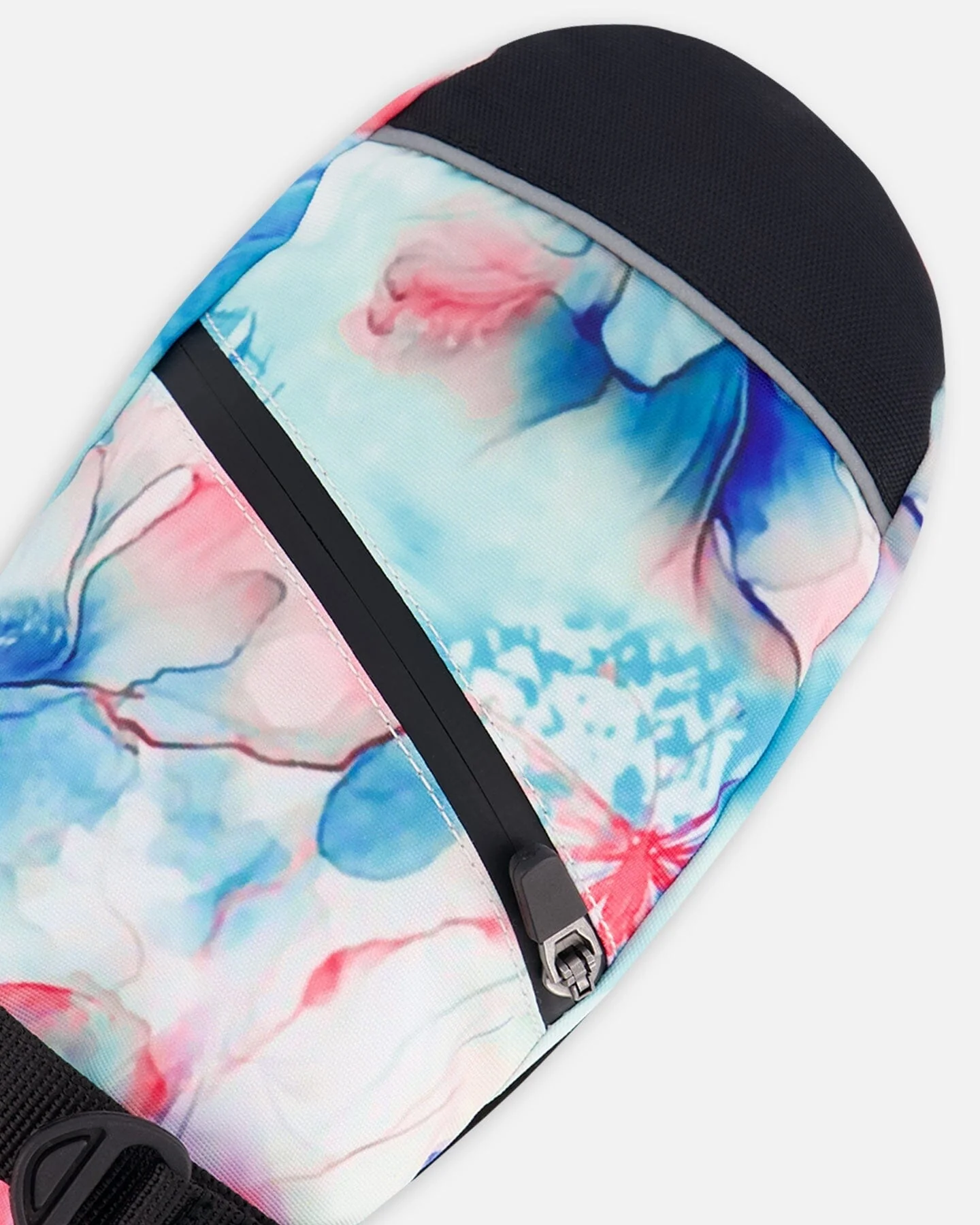 Winter Mittens Teknik Blue Flower Print - Deux par Deux