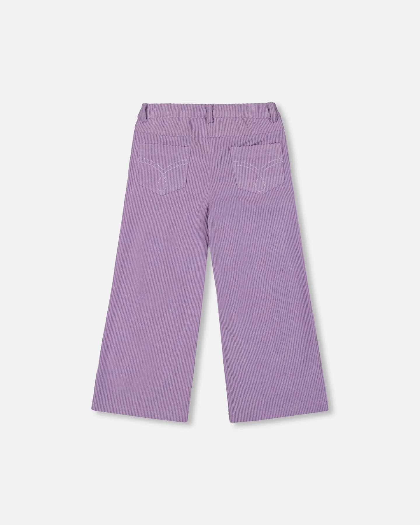 Wide Leg Corduroy Pants Lavender - Deux par Deux