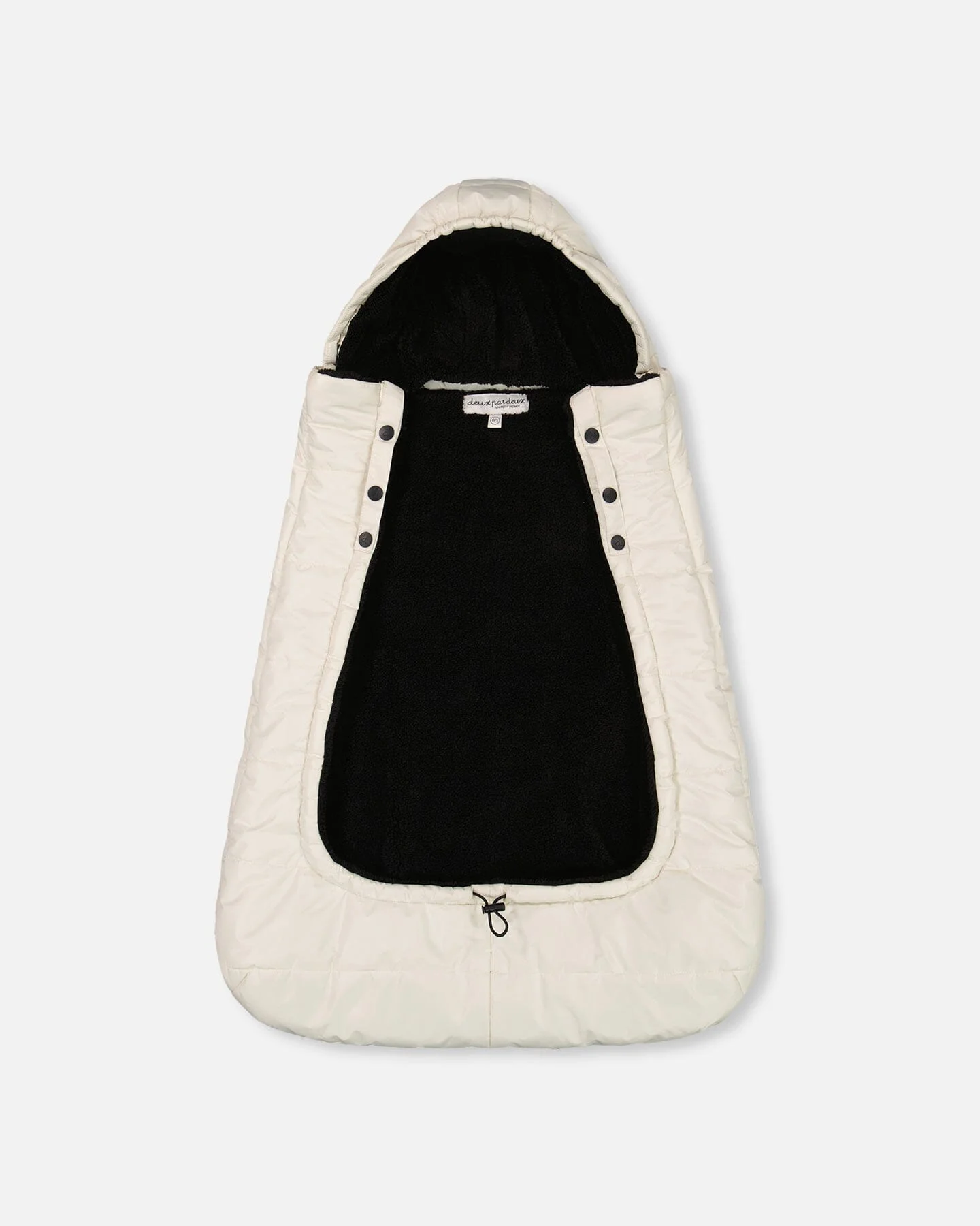 3-In-1 Multifunction Cover For Car Seat, Stroller, And Baby Carrier In Off-White - Deux par Deux