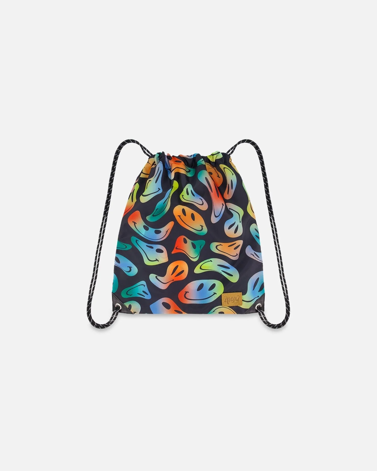 Drawstring Bag Smiley Face Boy - Deux par Deux