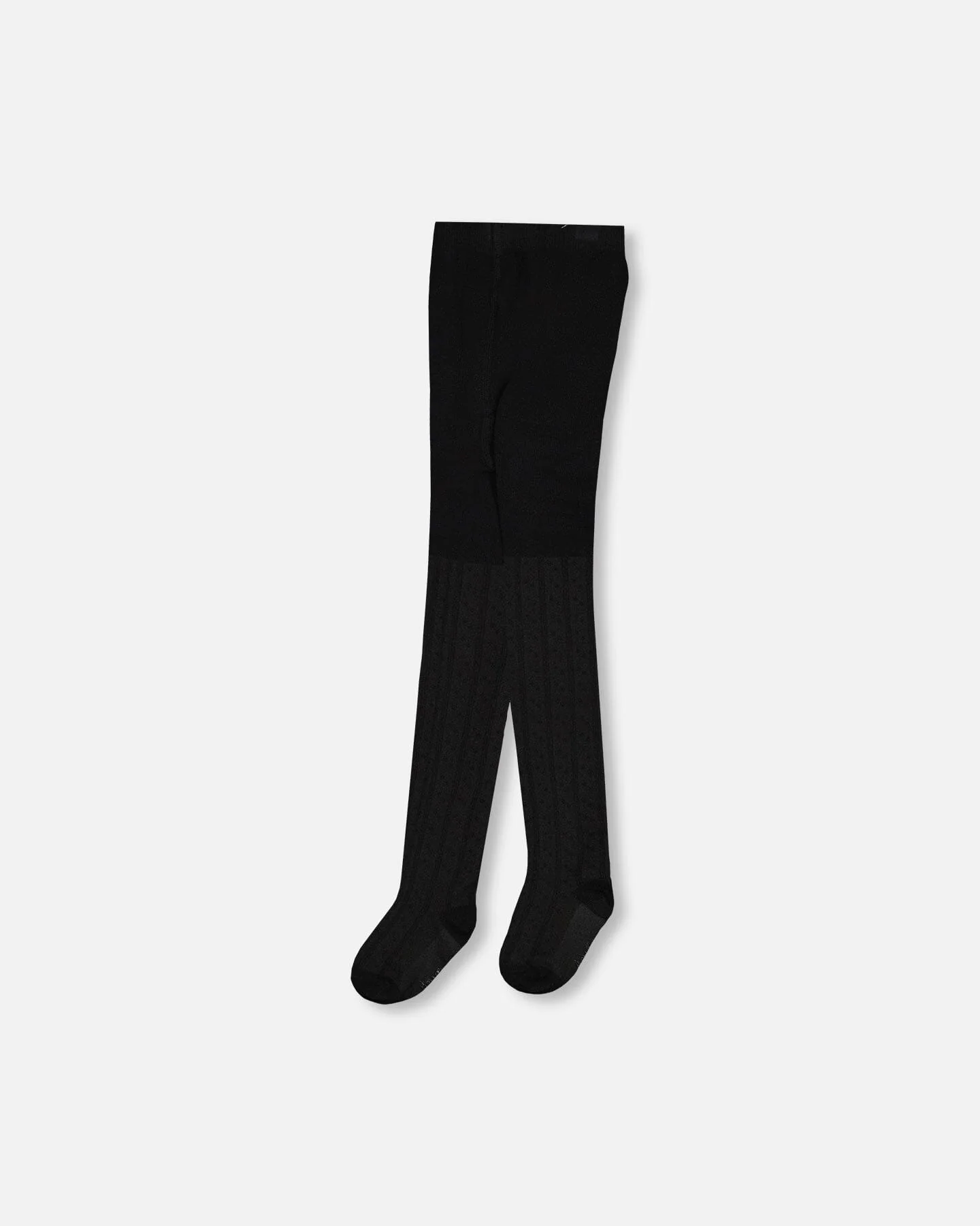 Cable Tights Black - Deux par Deux