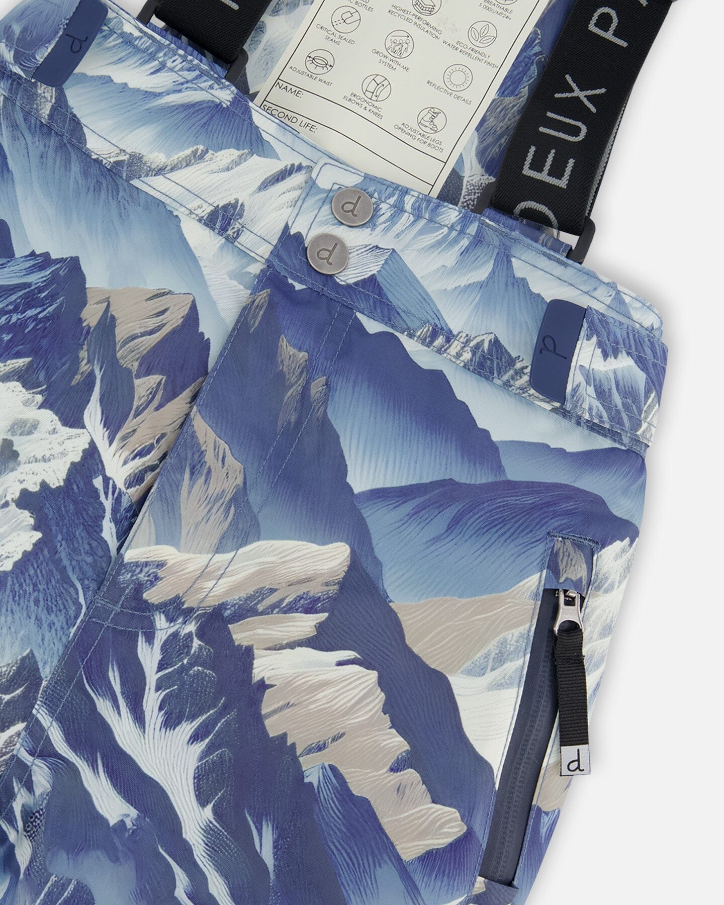 Two-Piece Teknik Snowsuit Blue Mountains - Deux par Deux