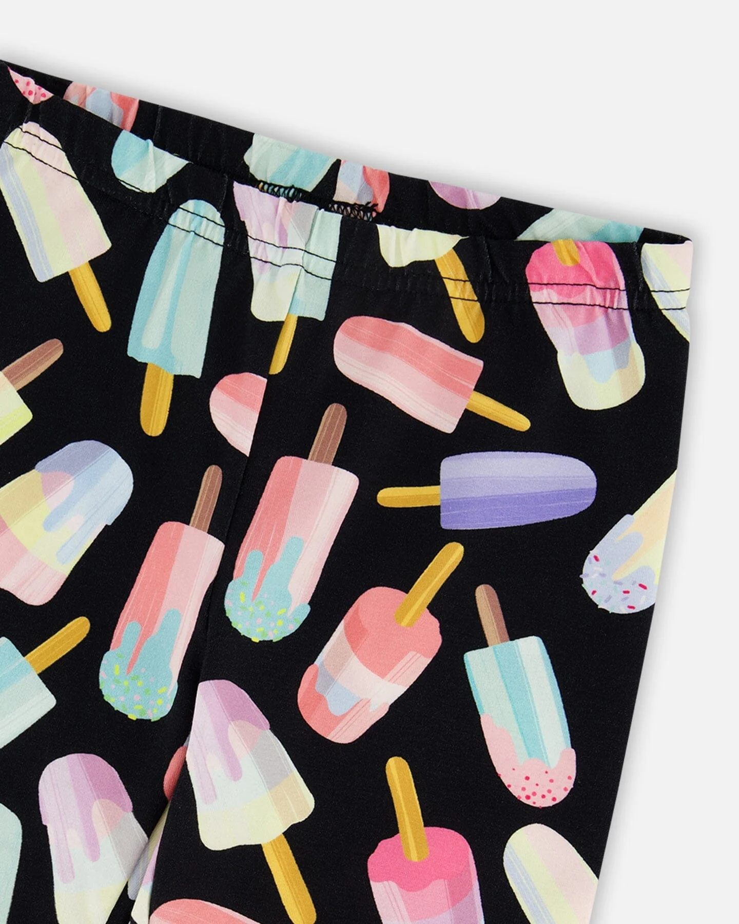 Printed Capri Leggings Ice Lollipops - Deux par Deux