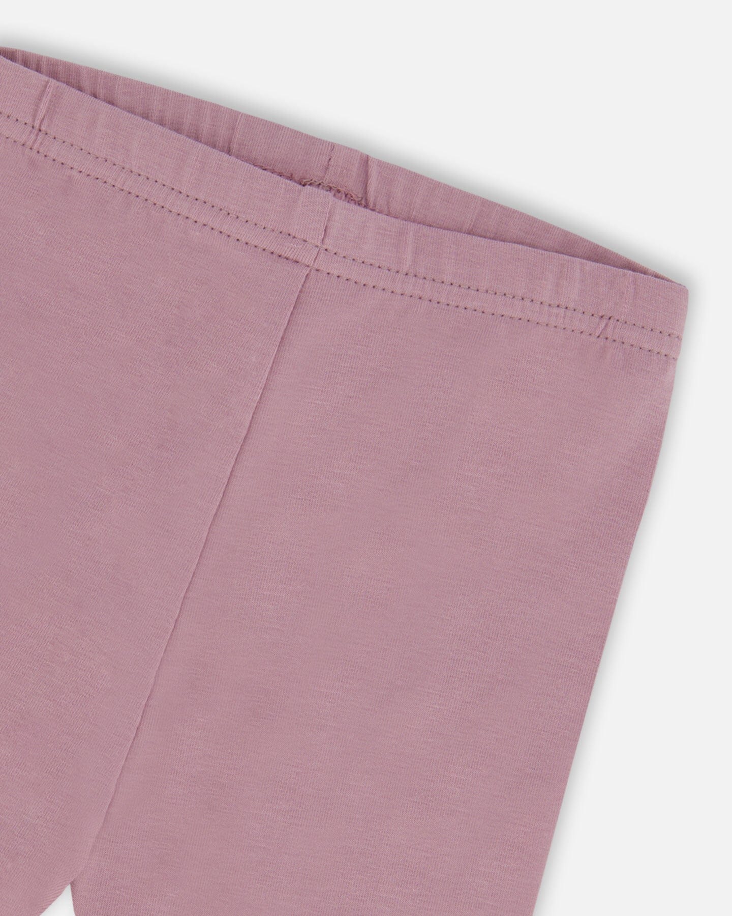 Printed Muslin Tunic And Organic Cotton Legging Set Peach With Pears And Purple - Deux par Deux