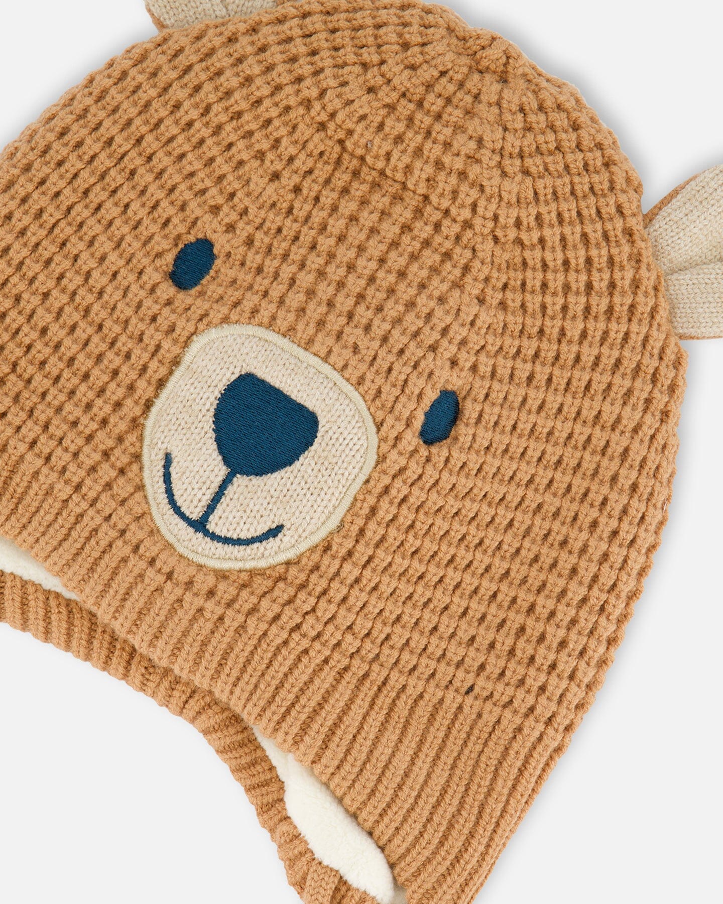 Peruvian Knit Hat Gold Brown - Deux par Deux