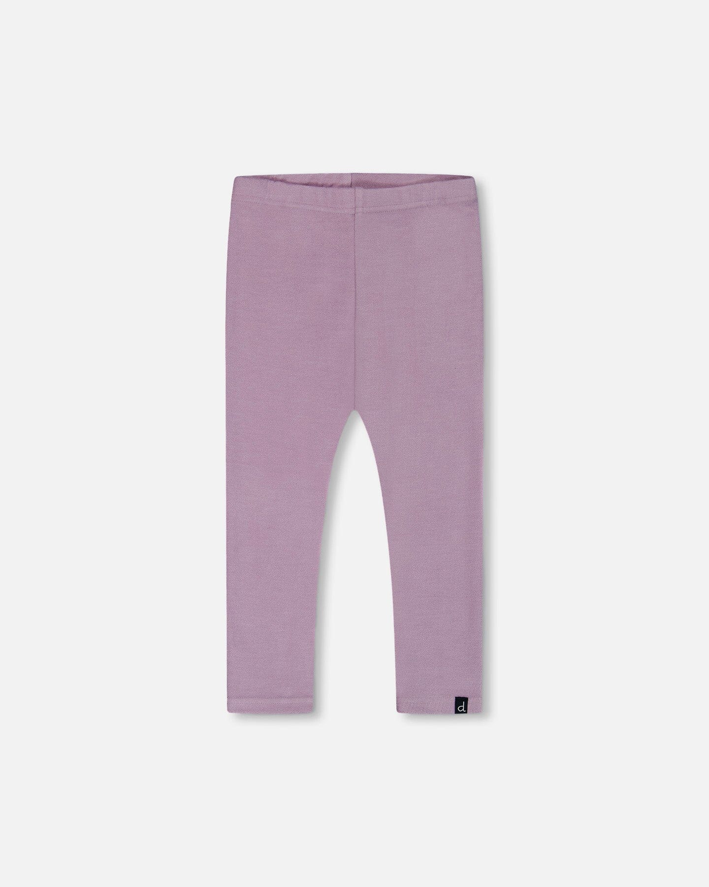 Super Soft Rib Leggings Blue Lilac - Deux par Deux