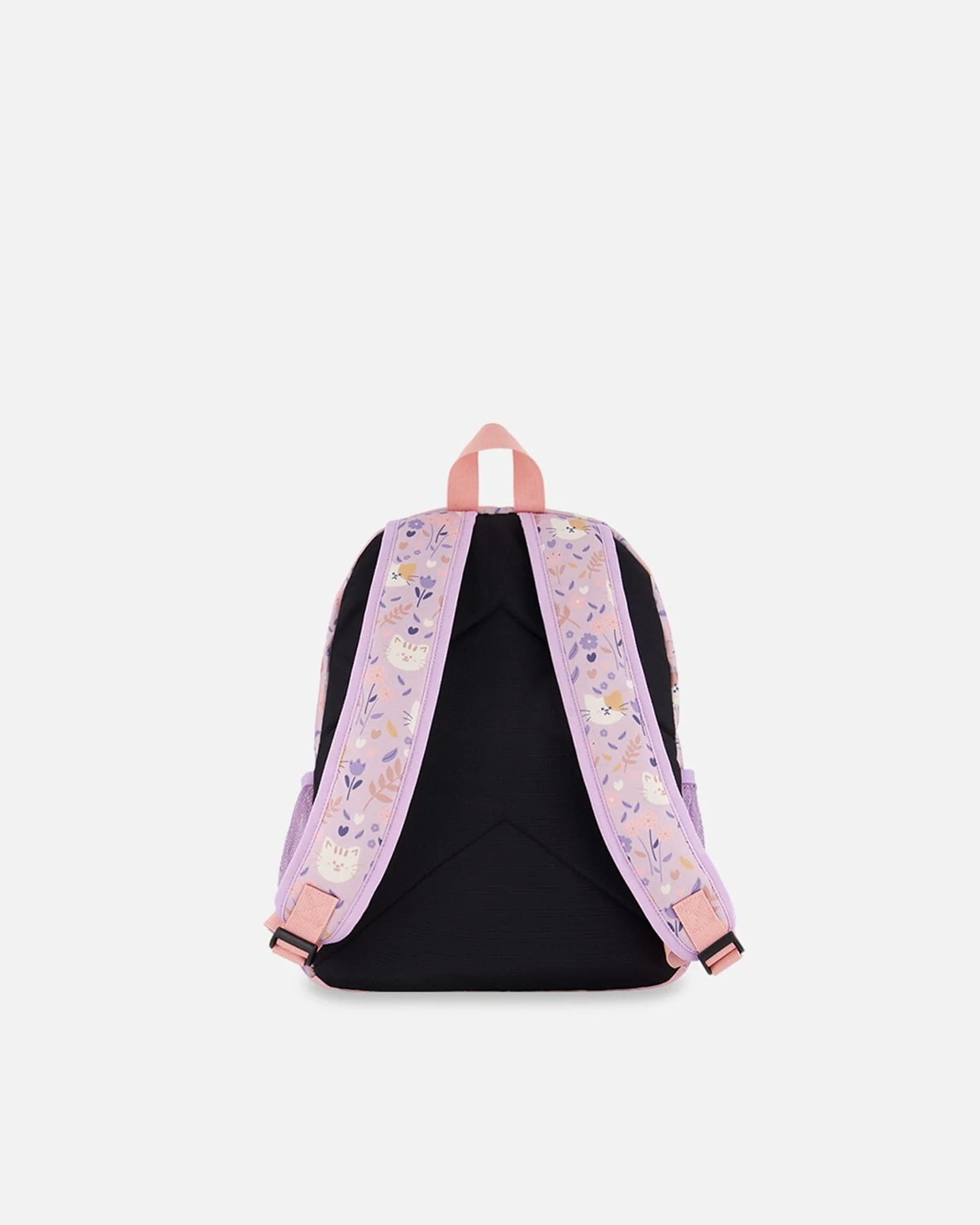 Little Kids Backpack Lilac Cat Print - Deux par Deux