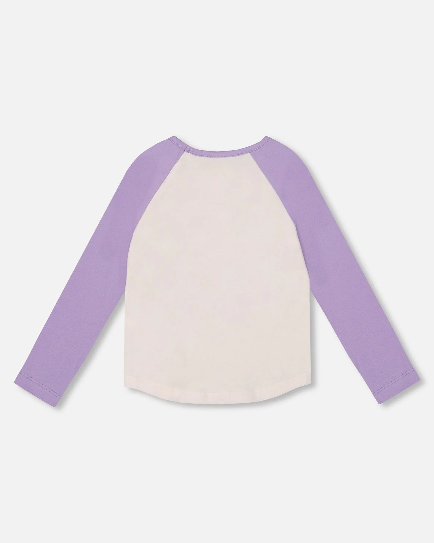 Jersey Raglan Sleeve Tee Lavender - Deux par Deux