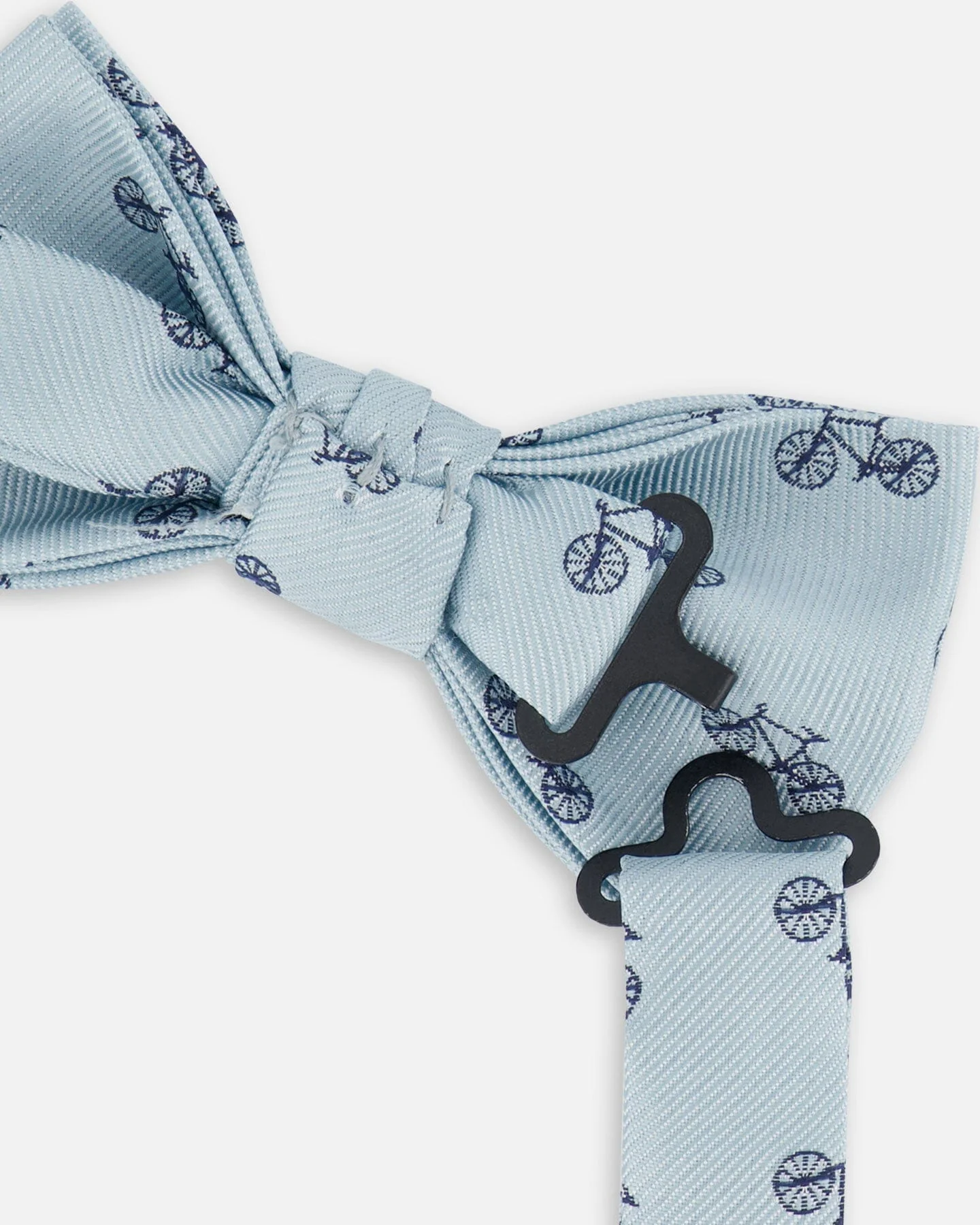 Bow Tie Pale Blue With Bicycle - Deux par Deux