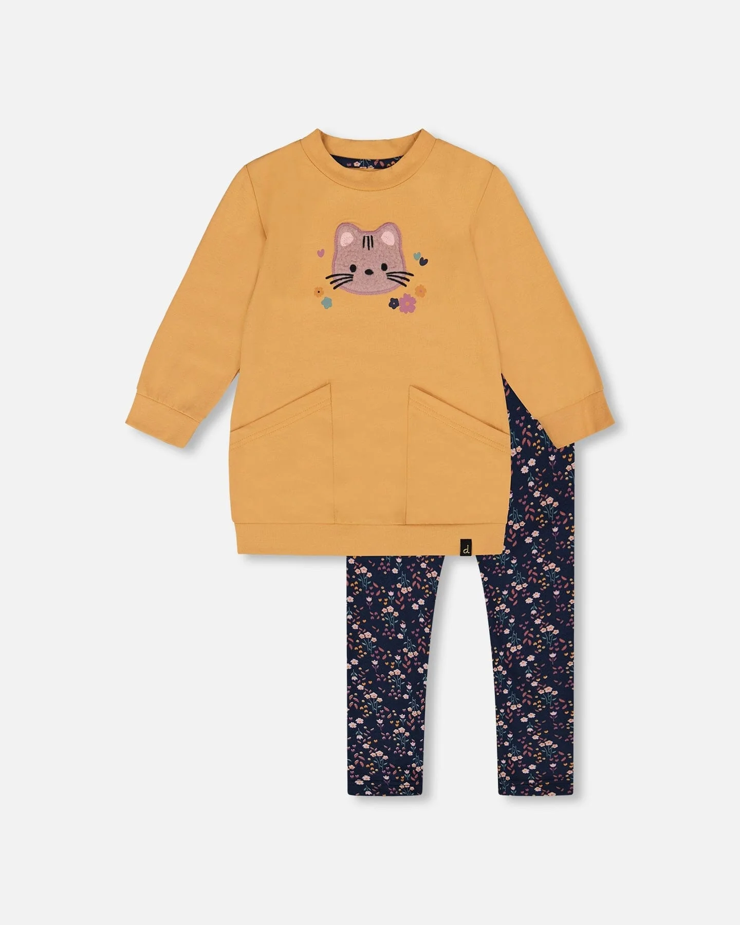 Tunic And Leggings Set Golden Brown - Deux par Deux