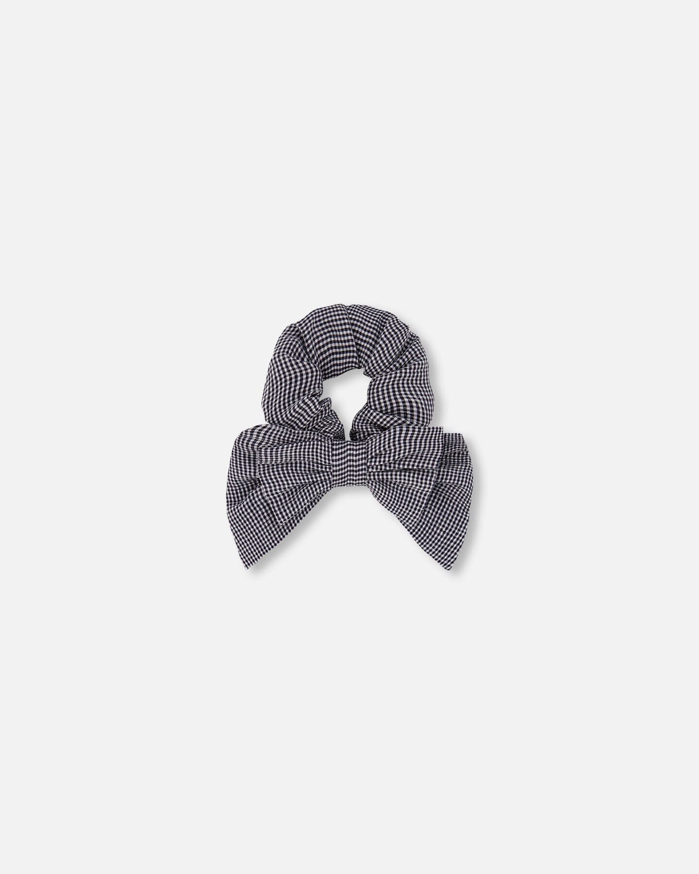 Hair Elastic With Bow Sparkling Black - Deux par Deux