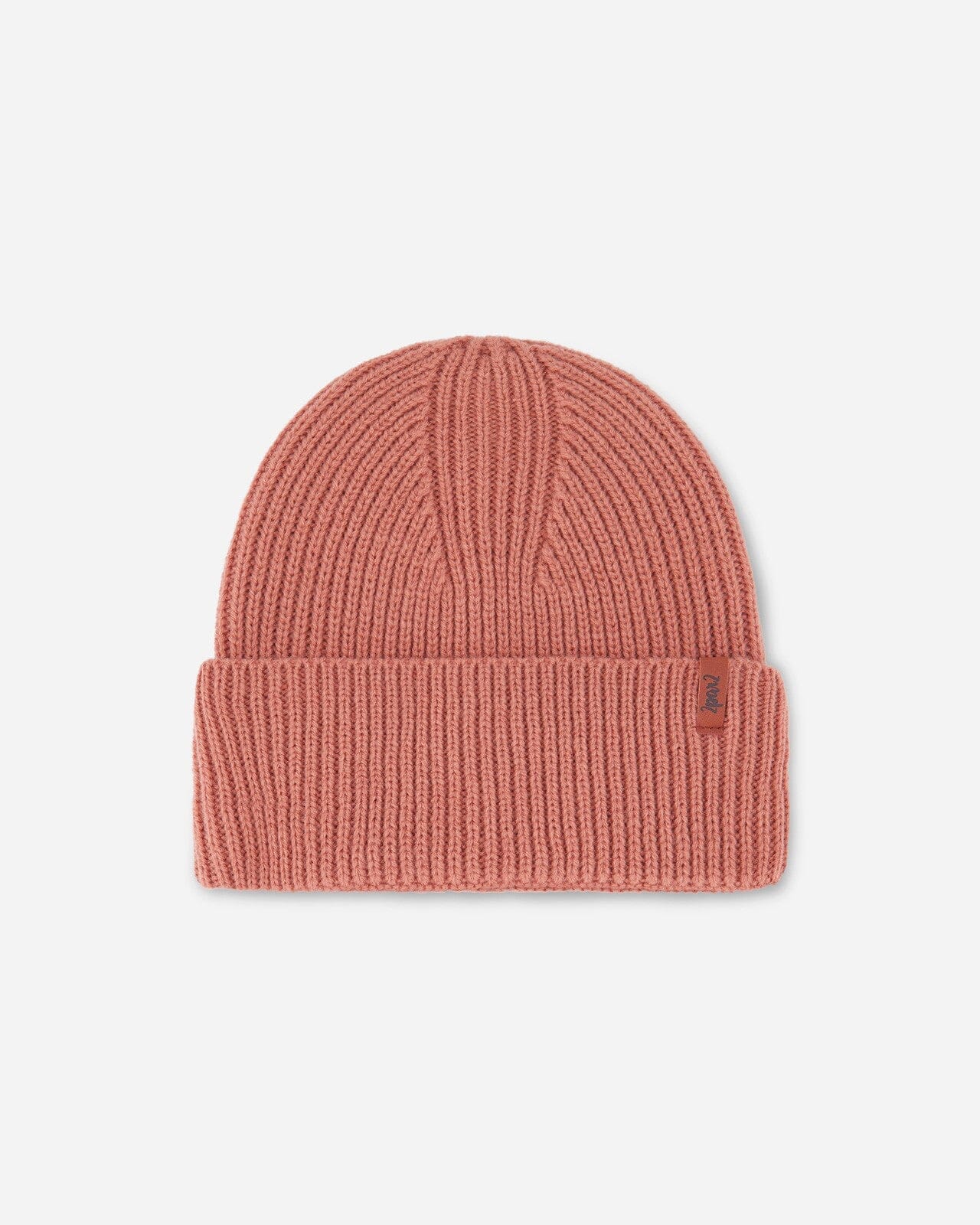 Mid-Season Knit Hat Brown Pink - Deux par Deux