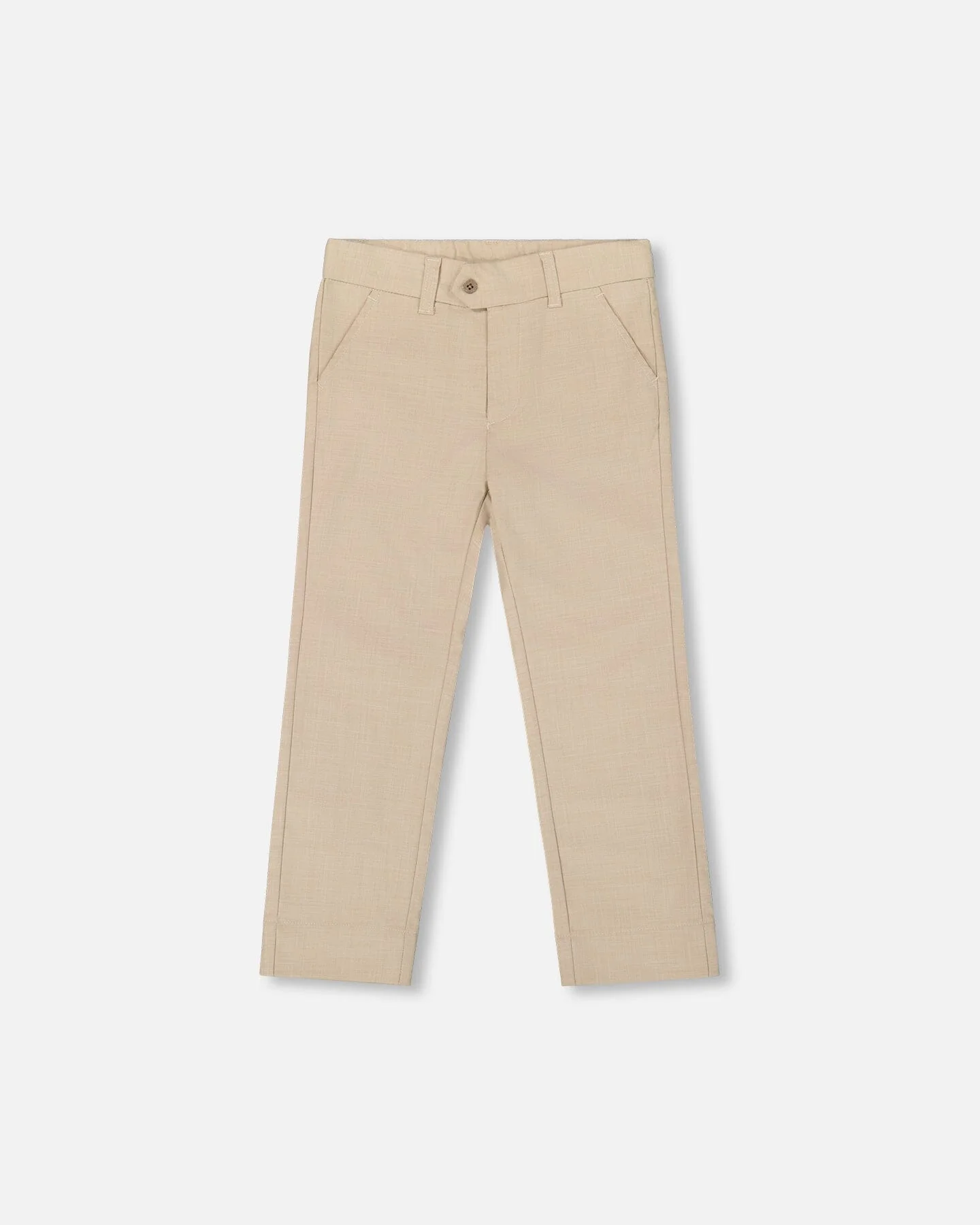 Slant Pocket Pants Light Taupe - Deux par Deux
