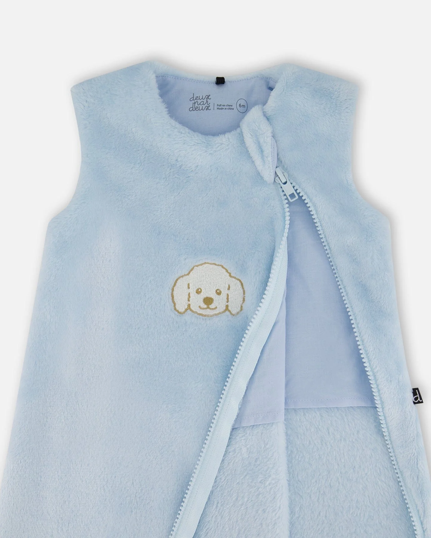 Plush Sleep Sack Light Blue - Deux par Deux
