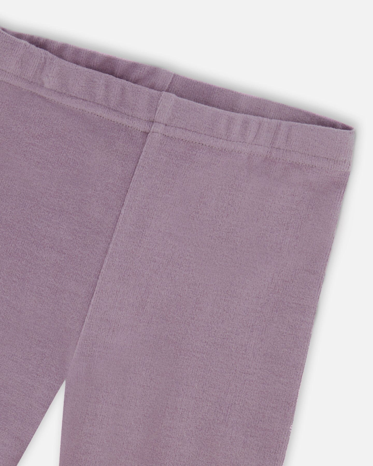 Super Soft Rib Leggings Blue Lilac - Deux par Deux