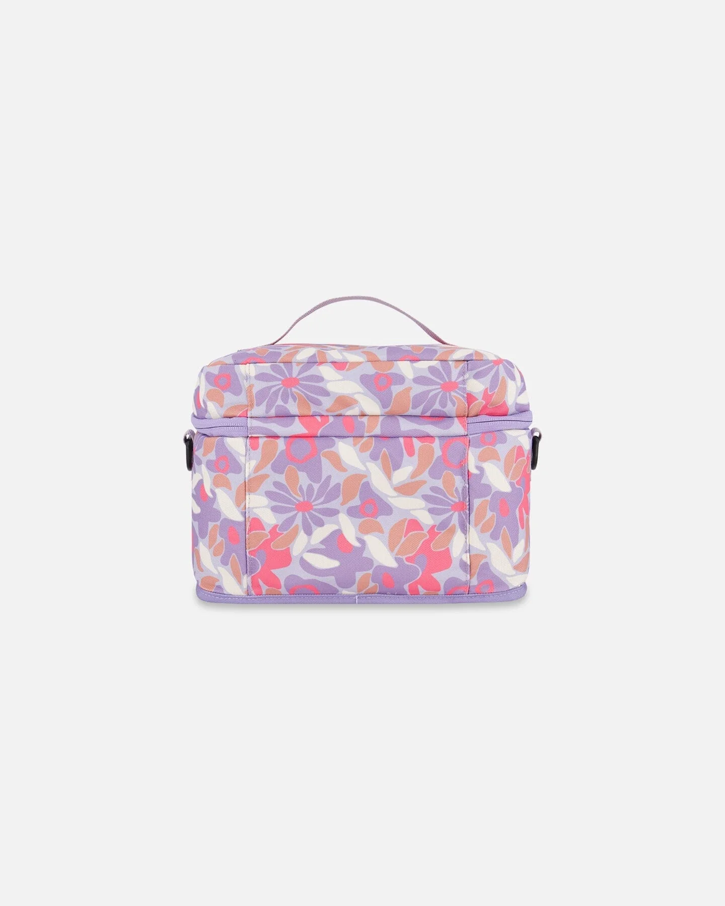Lunch Box Lilac Retro Flower Print - Deux par Deux