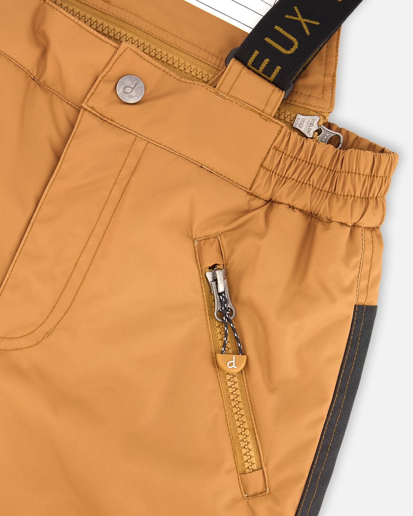 Two-Piece Play Snowsuit With Contrast Jacket Brown Sugar - Deux par Deux