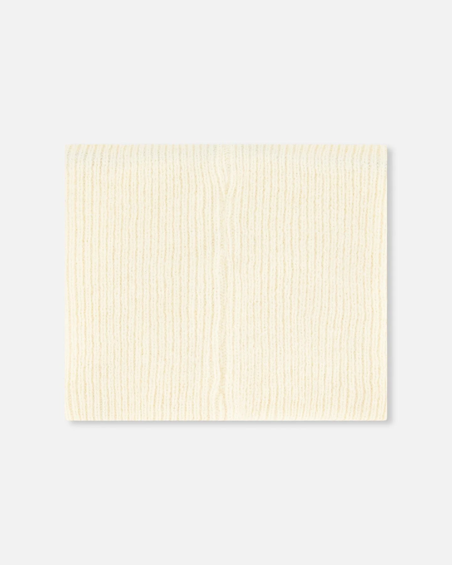 Mid-Season Knit Neckwarmer Off White - Deux par Deux