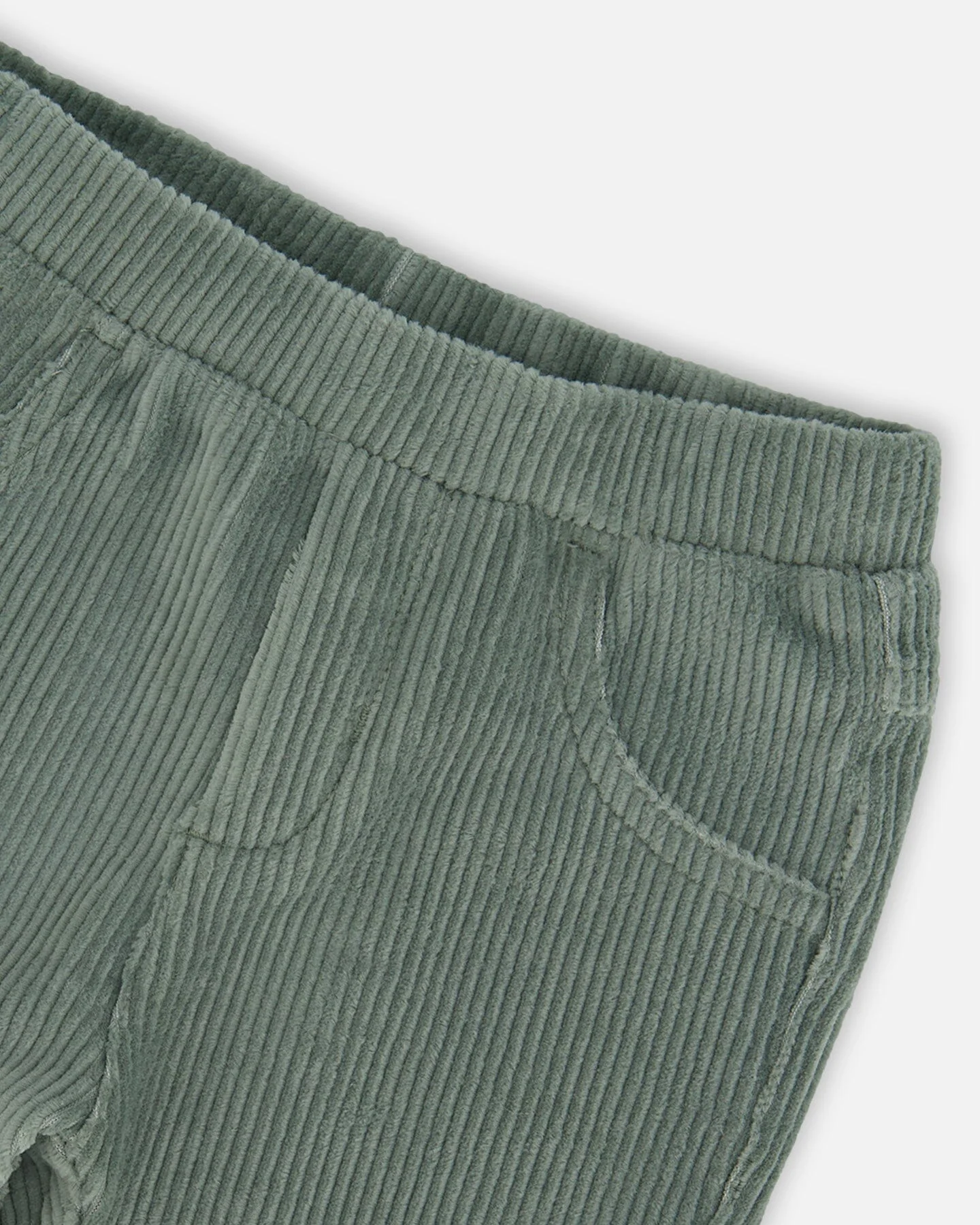 Stretch Velour Tregging Jade Green - Deux par Deux