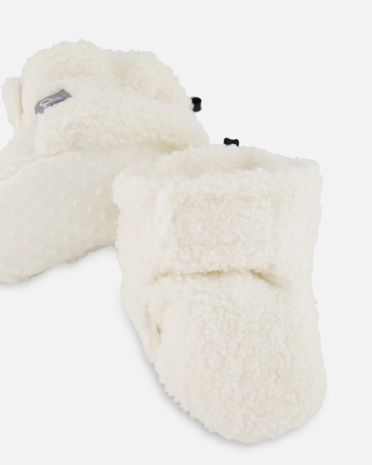 Sherpa Slippers Off-White - Deux par Deux