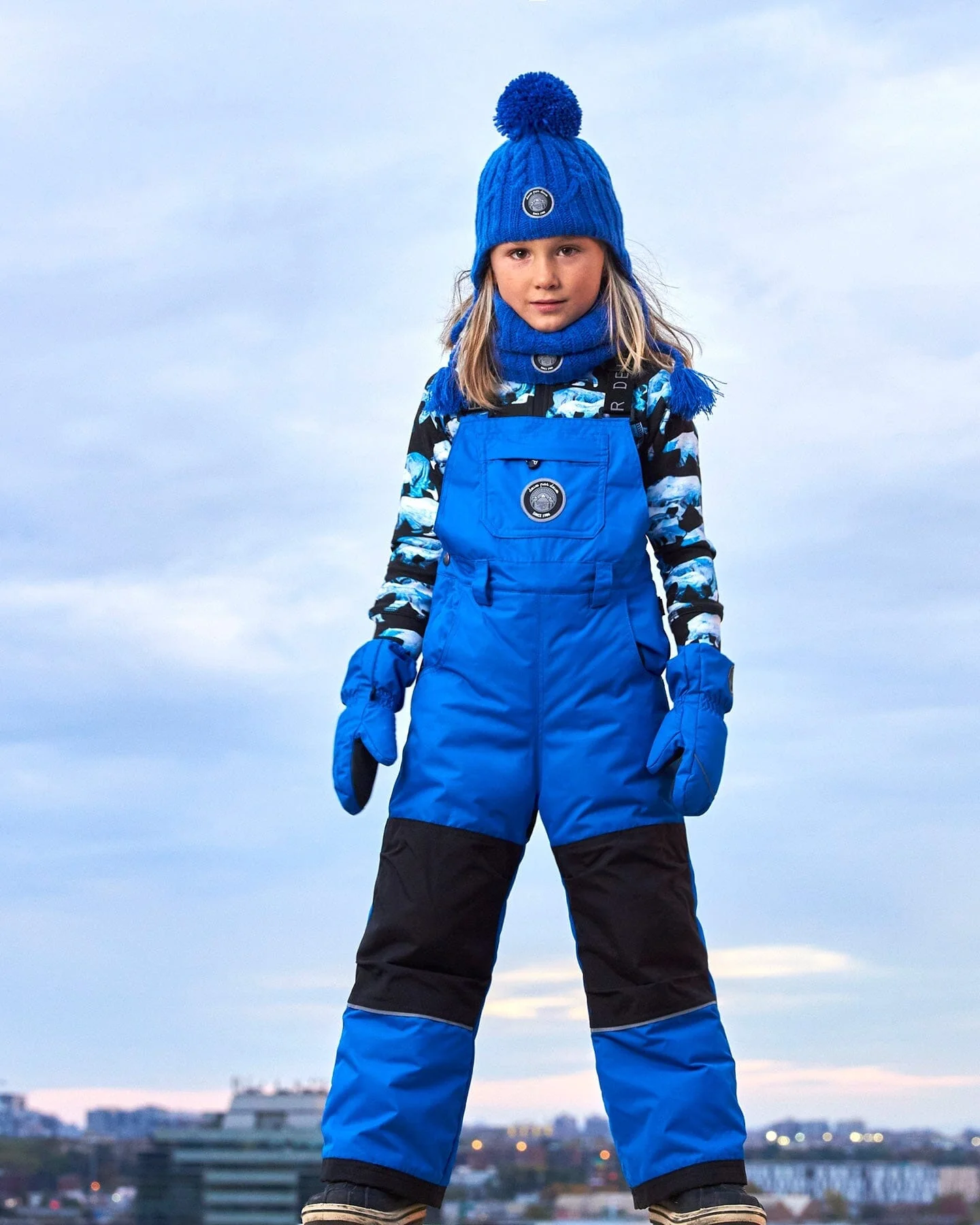 Overall Snow Pants Royal Blue - Deux par Deux