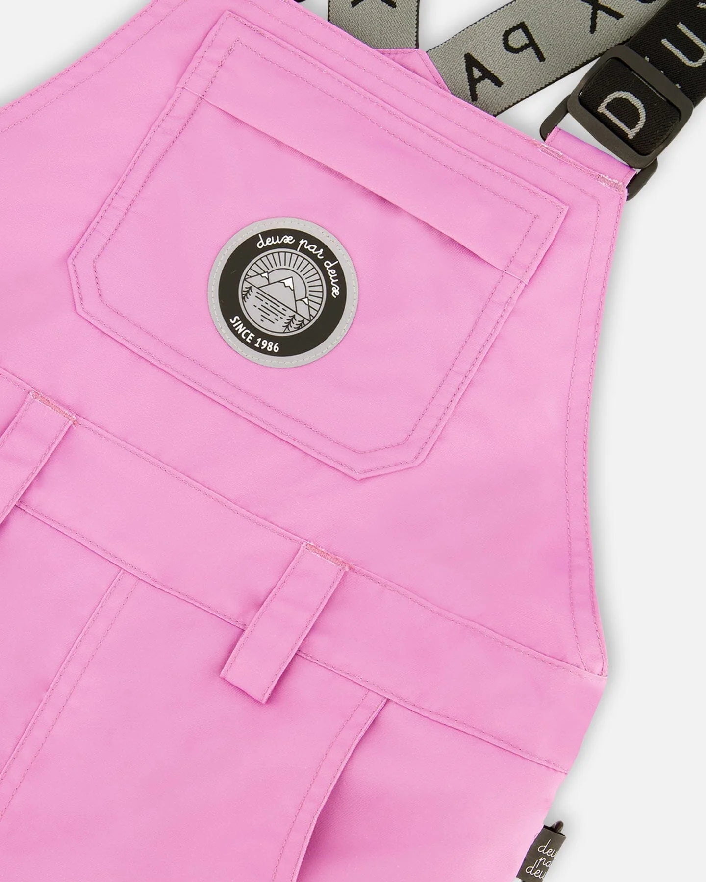 Solid Play Overall Snow Bib Purple - Deux par Deux