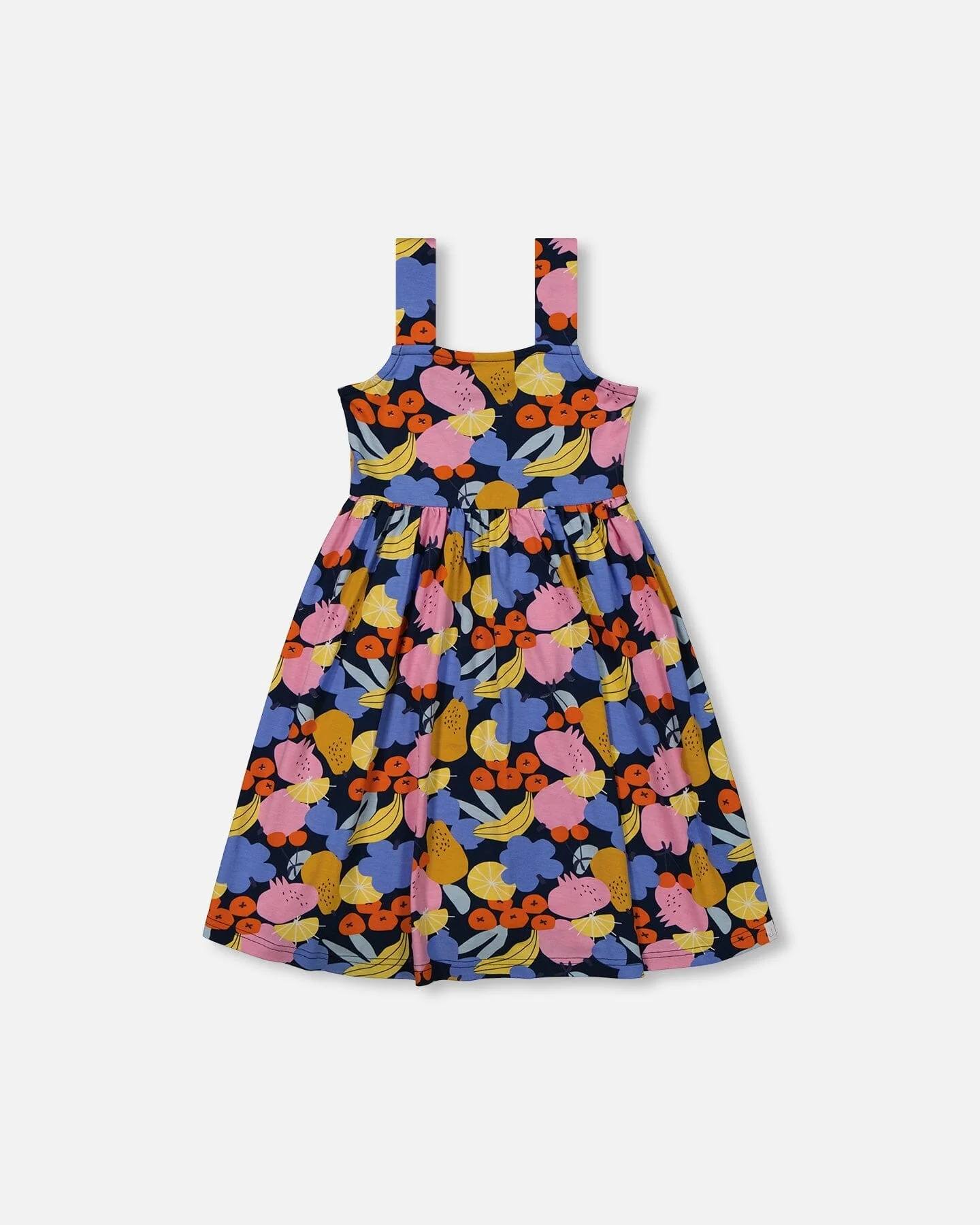 Printed Sleeveless Dress Multicolored - Deux par Deux