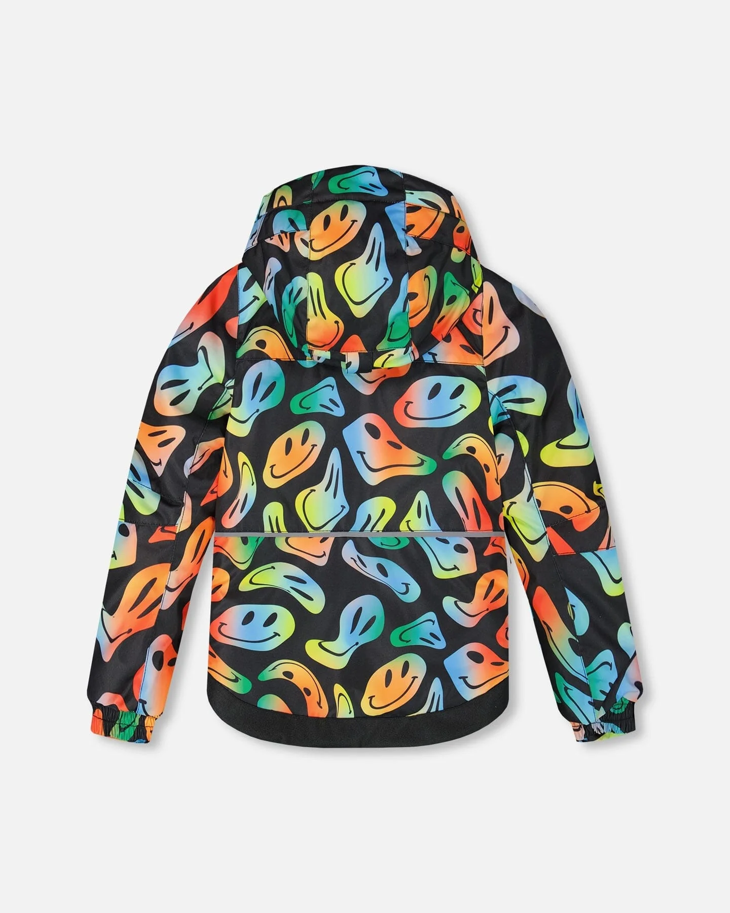 Two-Piece Play Snowsuit With Allover Print Jacket Smiley Face - Deux par Deux