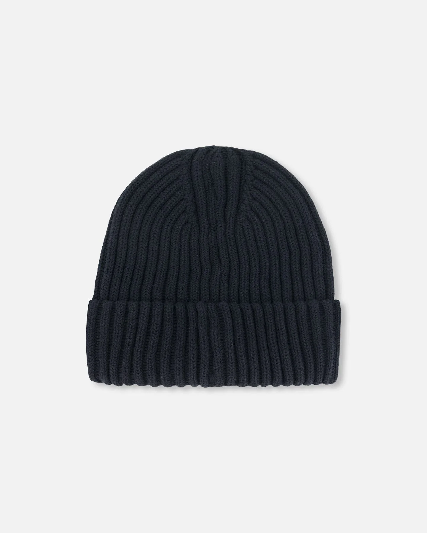 Cuffed Knit Hat Black - Deux par Deux