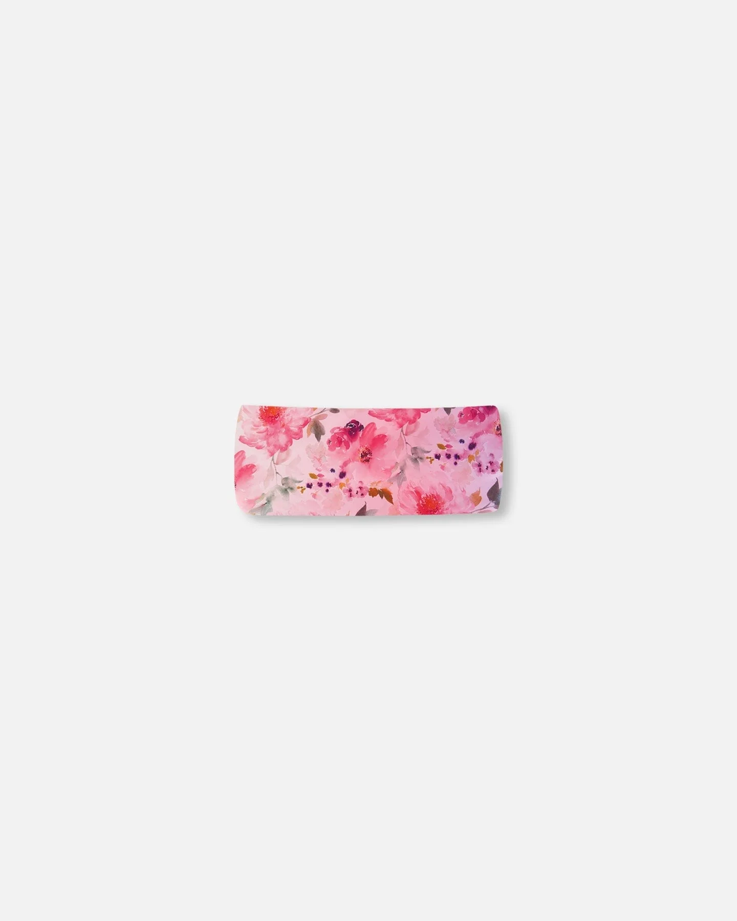 Athletic Headband Gradient Pink Printed Big Flowers - Deux par Deux
