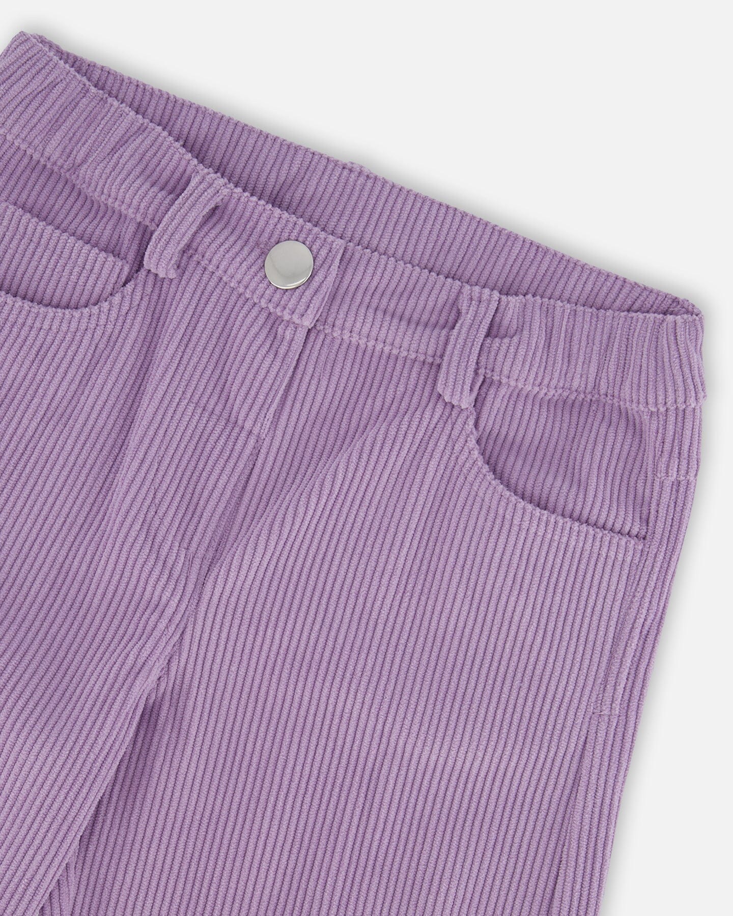 Wide Leg Corduroy Pants Lavender - Deux par Deux