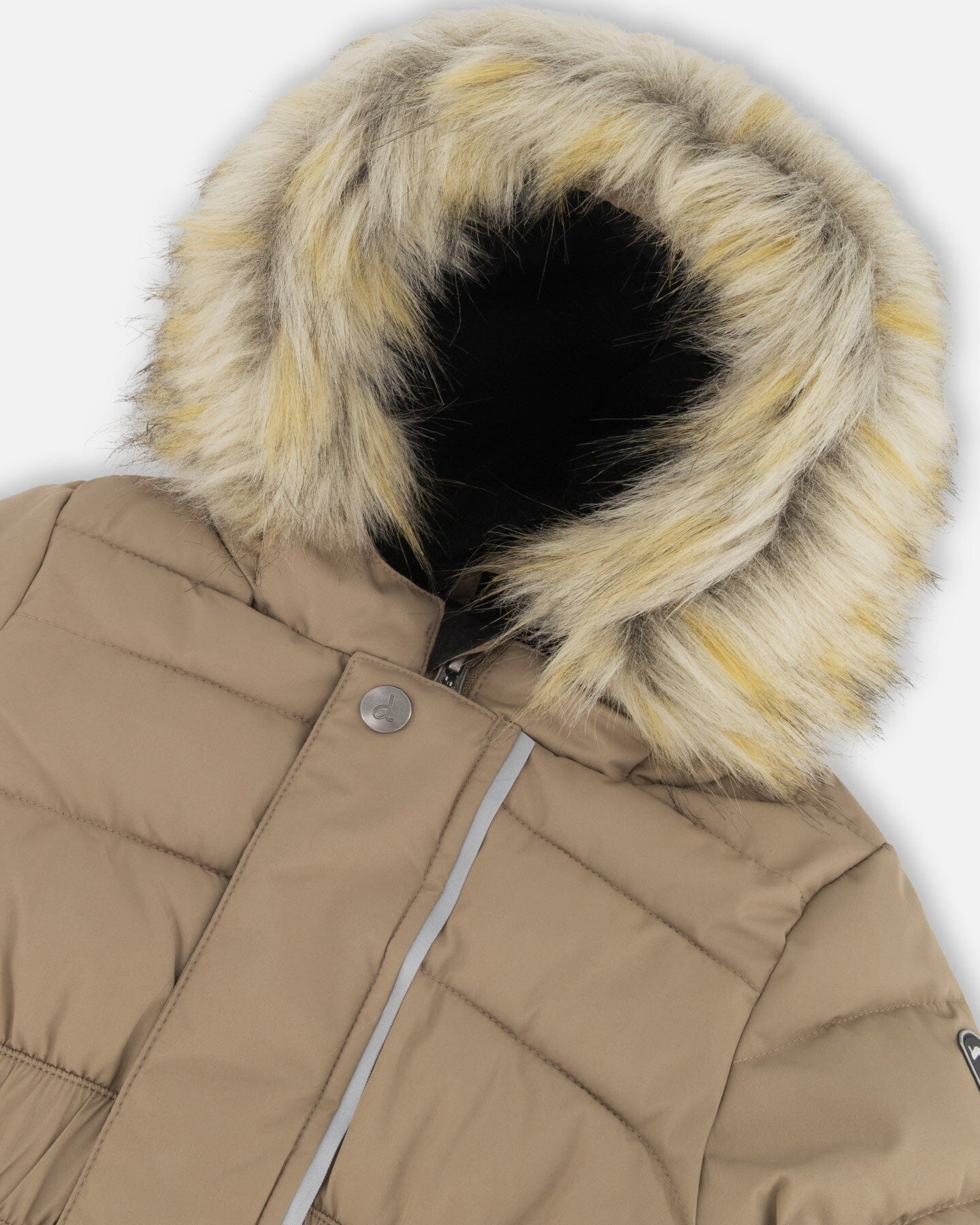 One Piece Baby Snowsuit Coffee - Deux par Deux