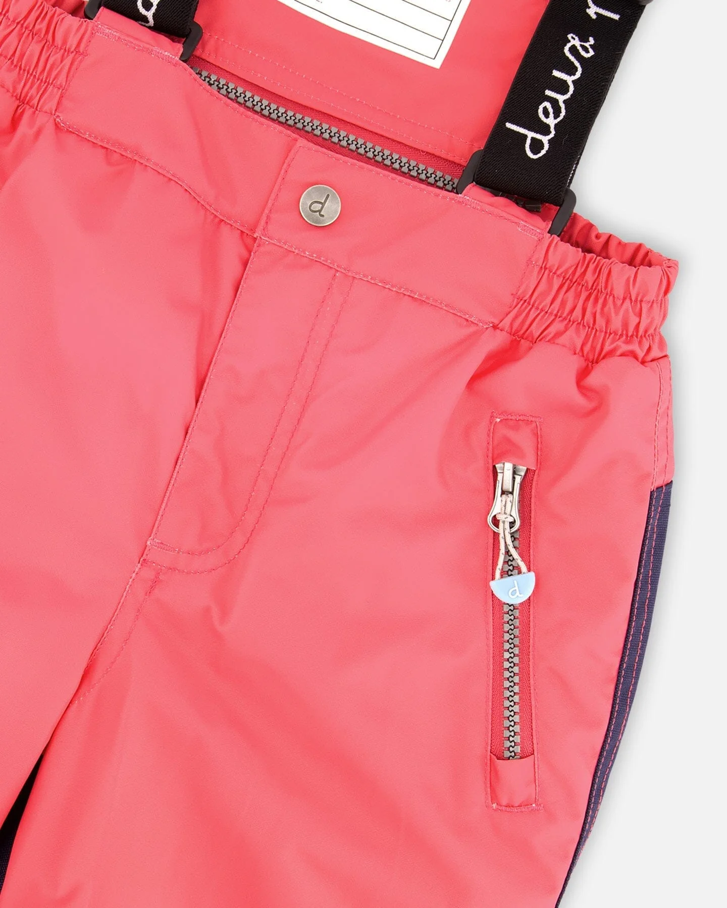 Two-Piece Play Snowsuit With Printed Jacket Flash Coral - Deux par Deux