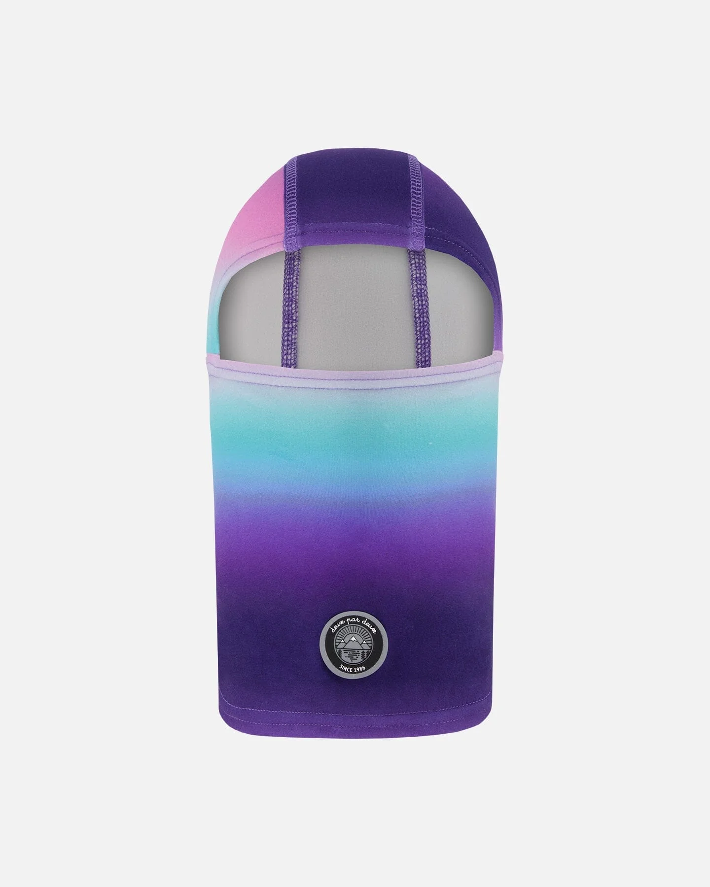 Brushed Jersey Balaclava Purple Gradient - Deux par Deux