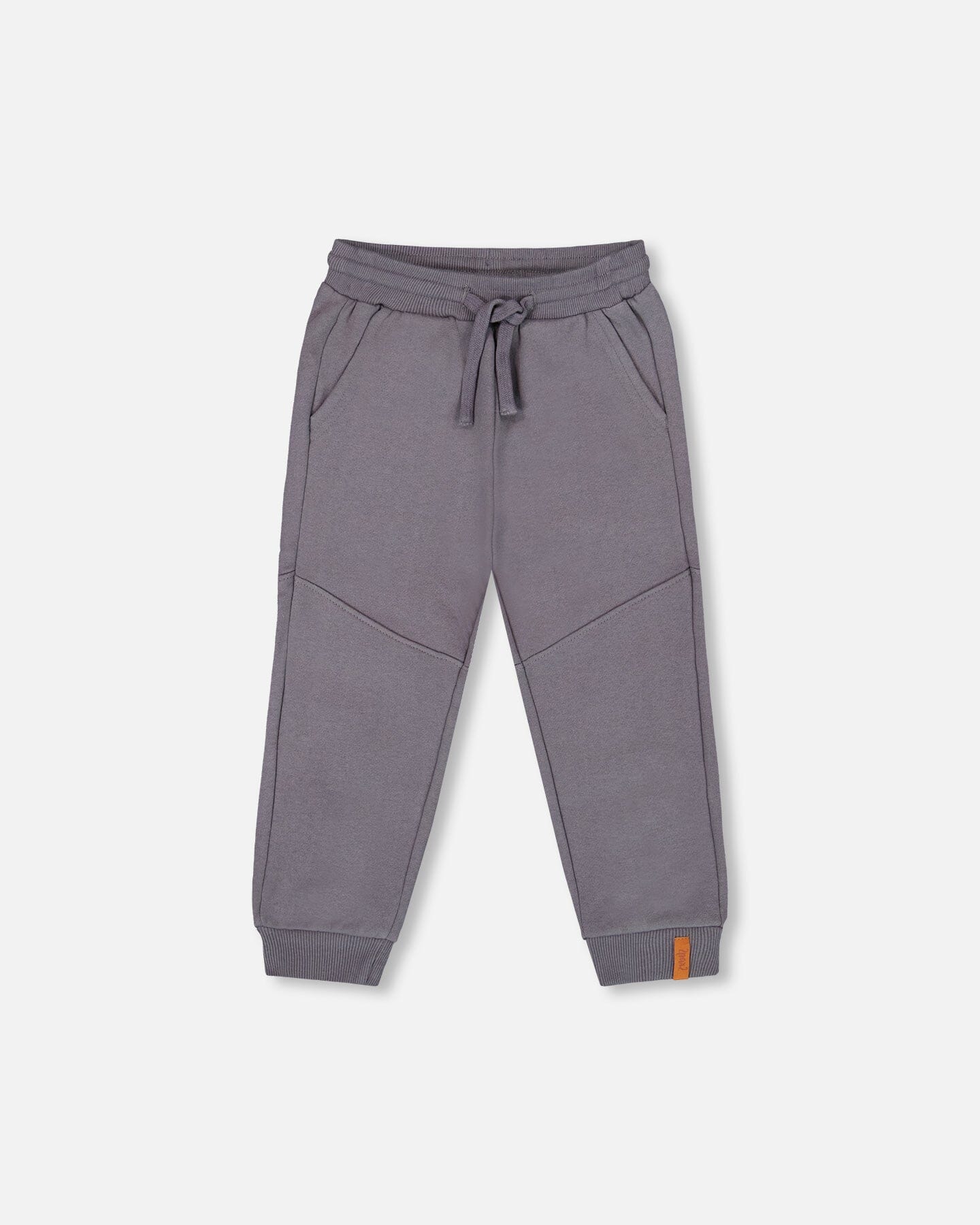 Fleece Sweatpants With Pockets Dark Gray - Deux par Deux