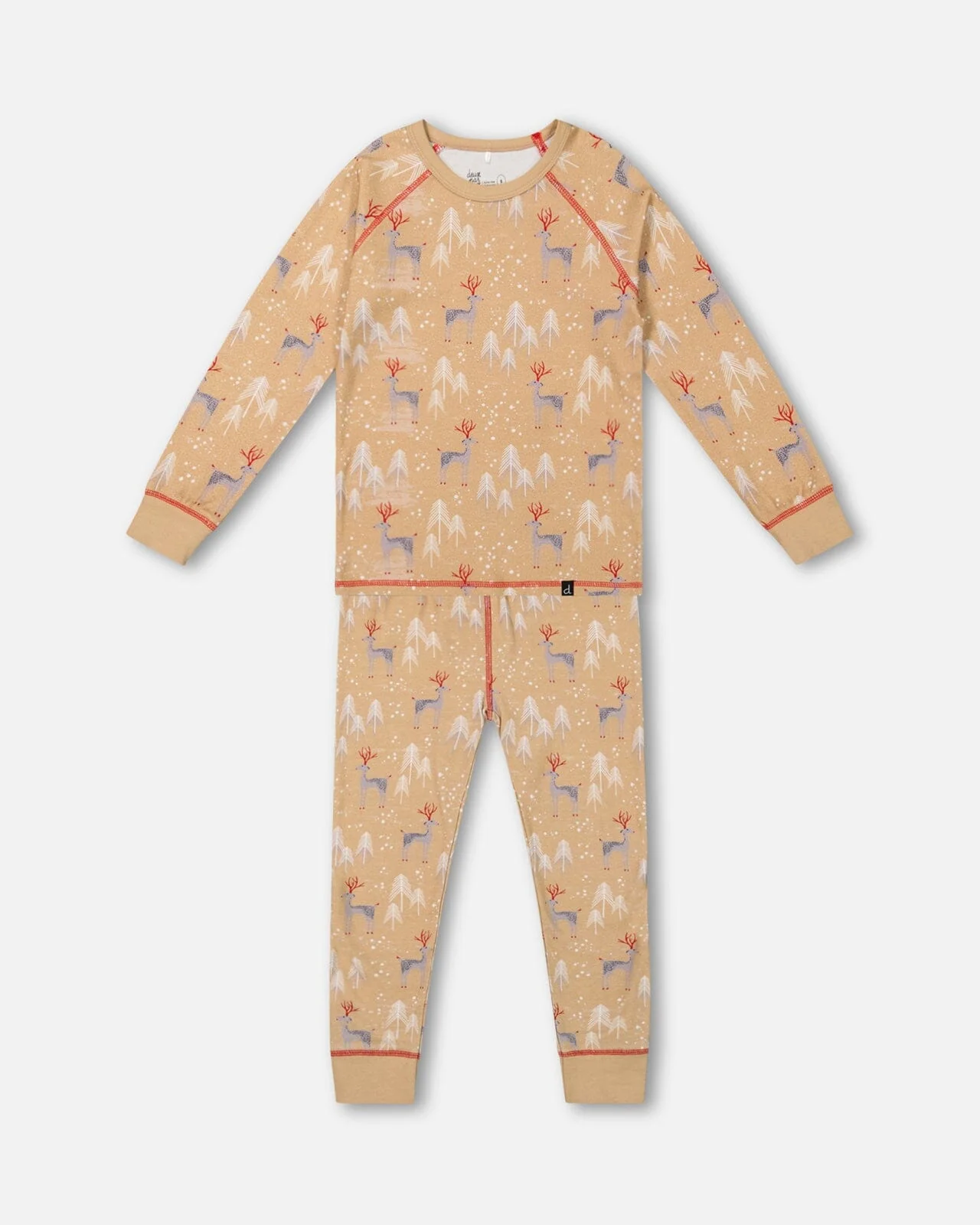 Organic Cotton Kid Two Piece Family Christmas Pajama Set - Deux par Deux