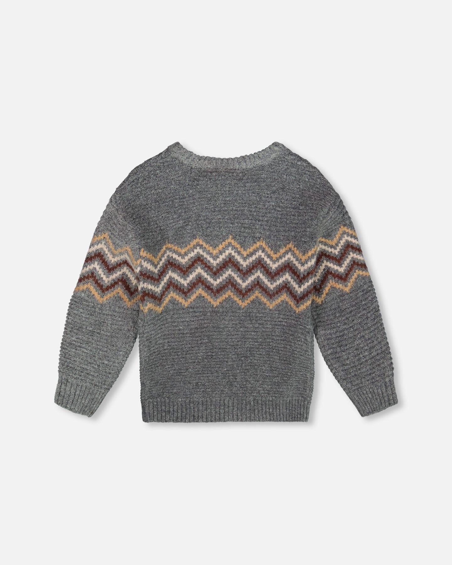 Knit Sweater Dark Heather Gray - Deux par Deux