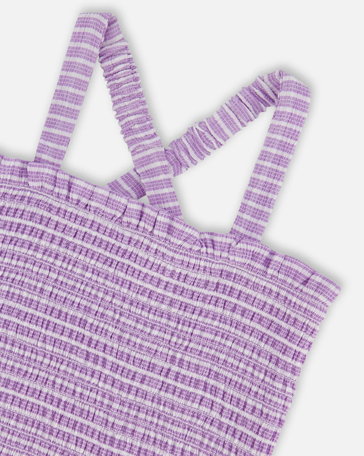 Smocked Tank Top Lilac - Deux par Deux