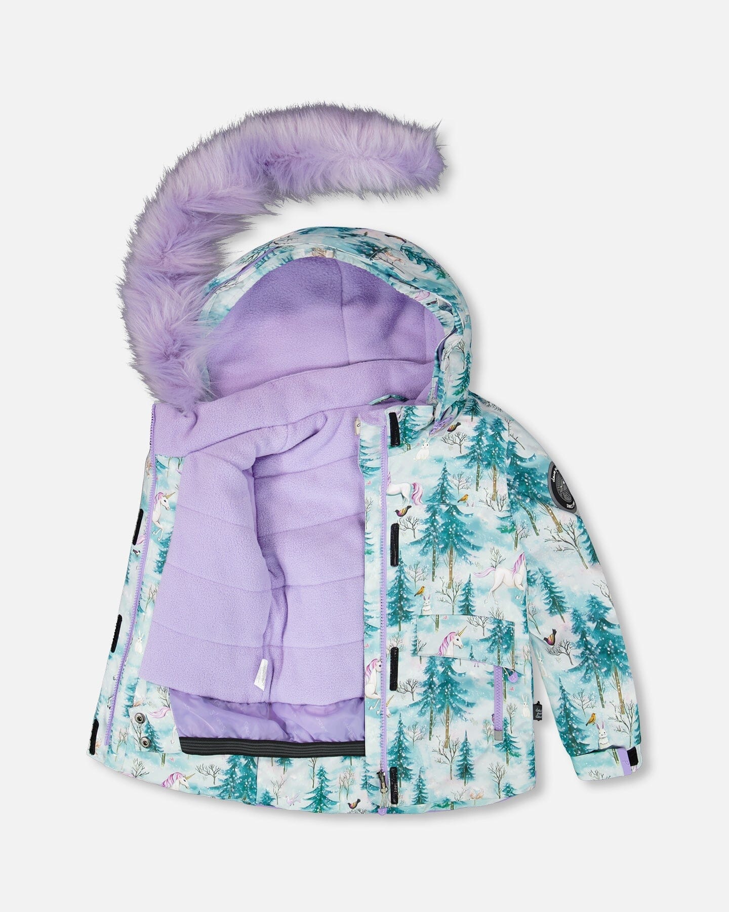 Two-Piece Discover Snowsuit Lavender - Deux par Deux