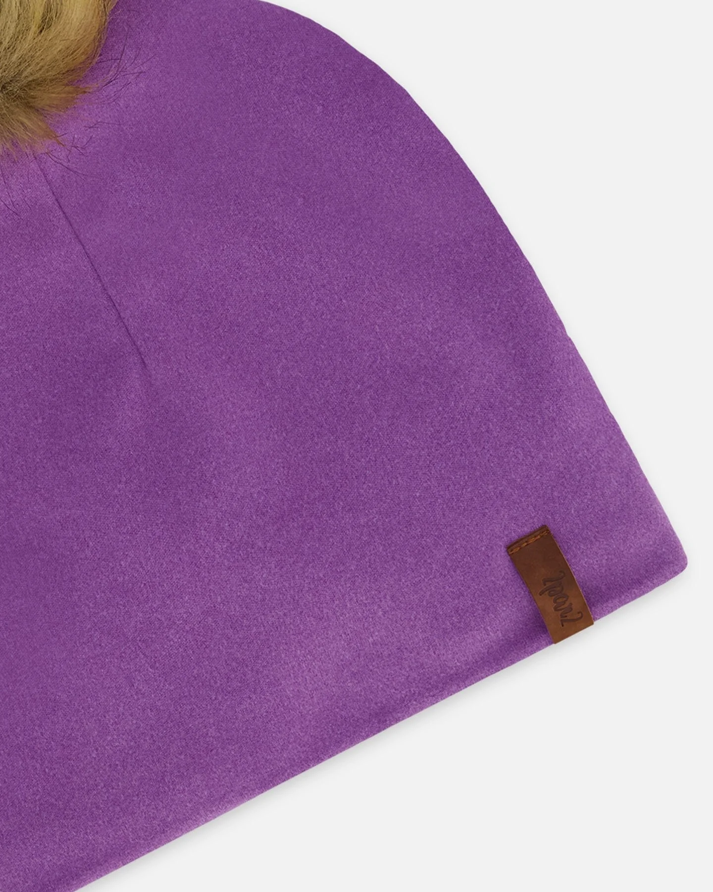 Mid-Season Jersey Pompom Hat Lavender - Deux par Deux