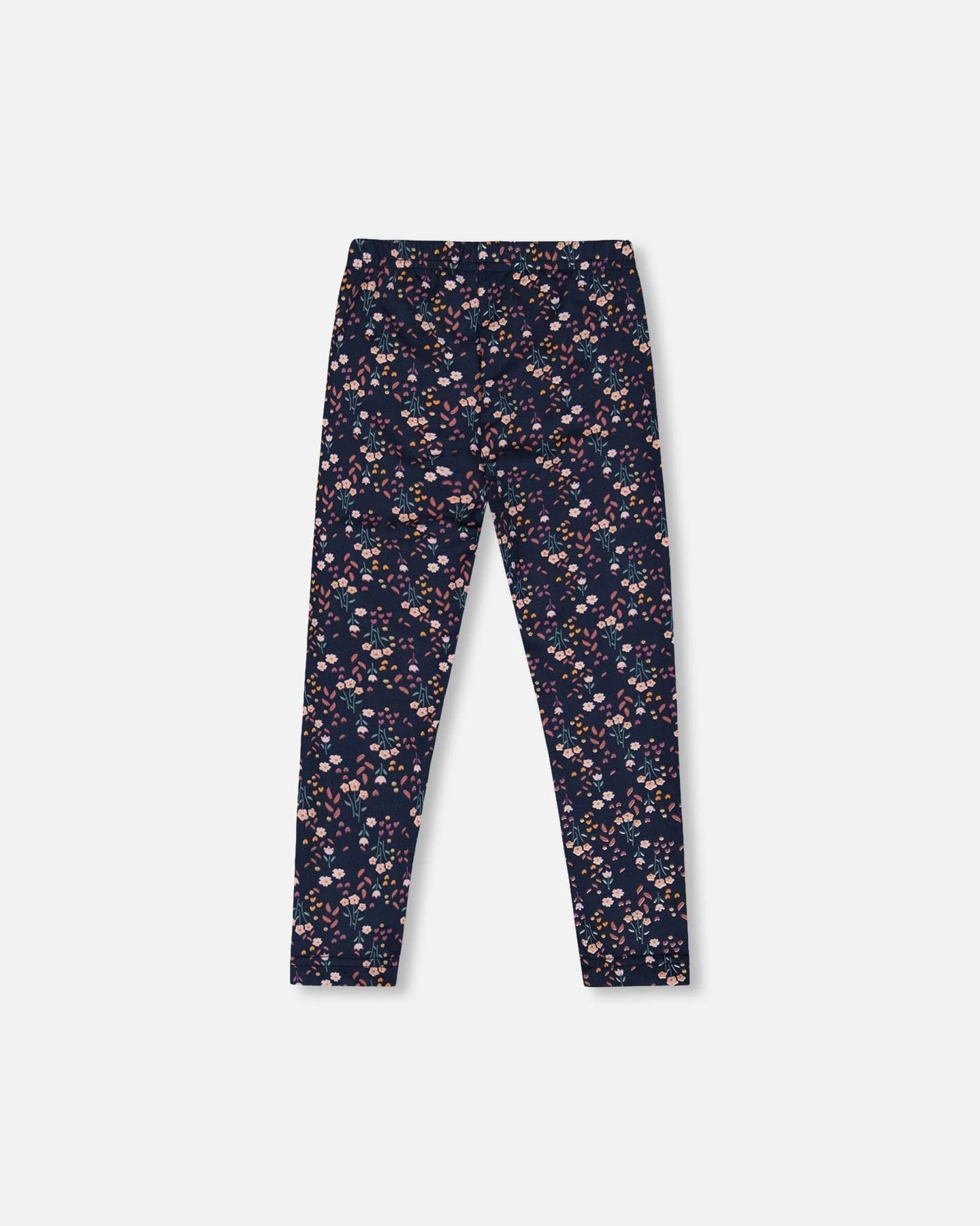 Jersey Leggings Navy Floral - Deux par Deux
