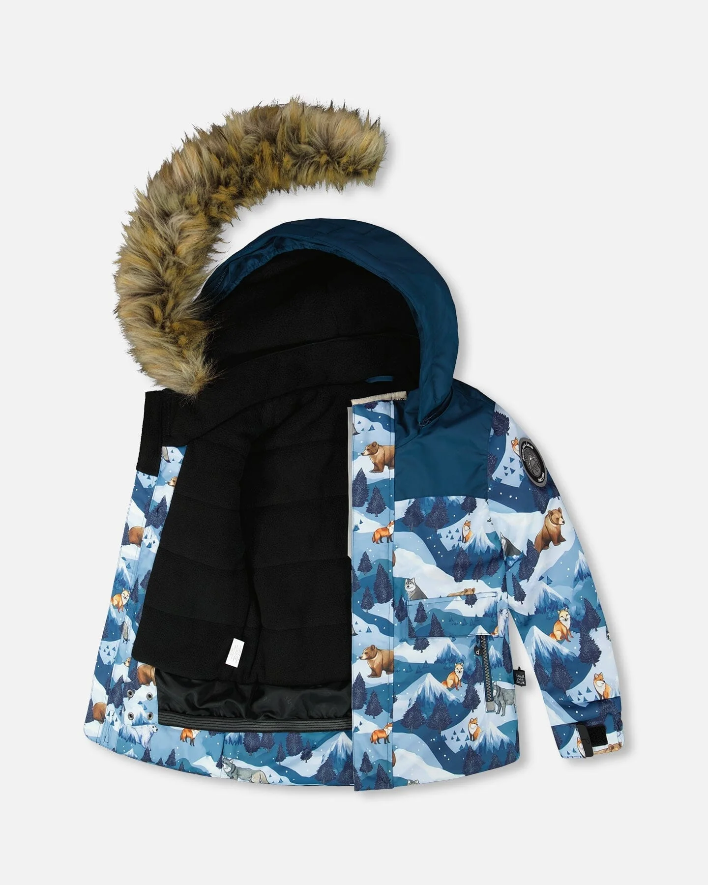 Two-Piece Discover Snowsuit Dark Teal - Deux par Deux
