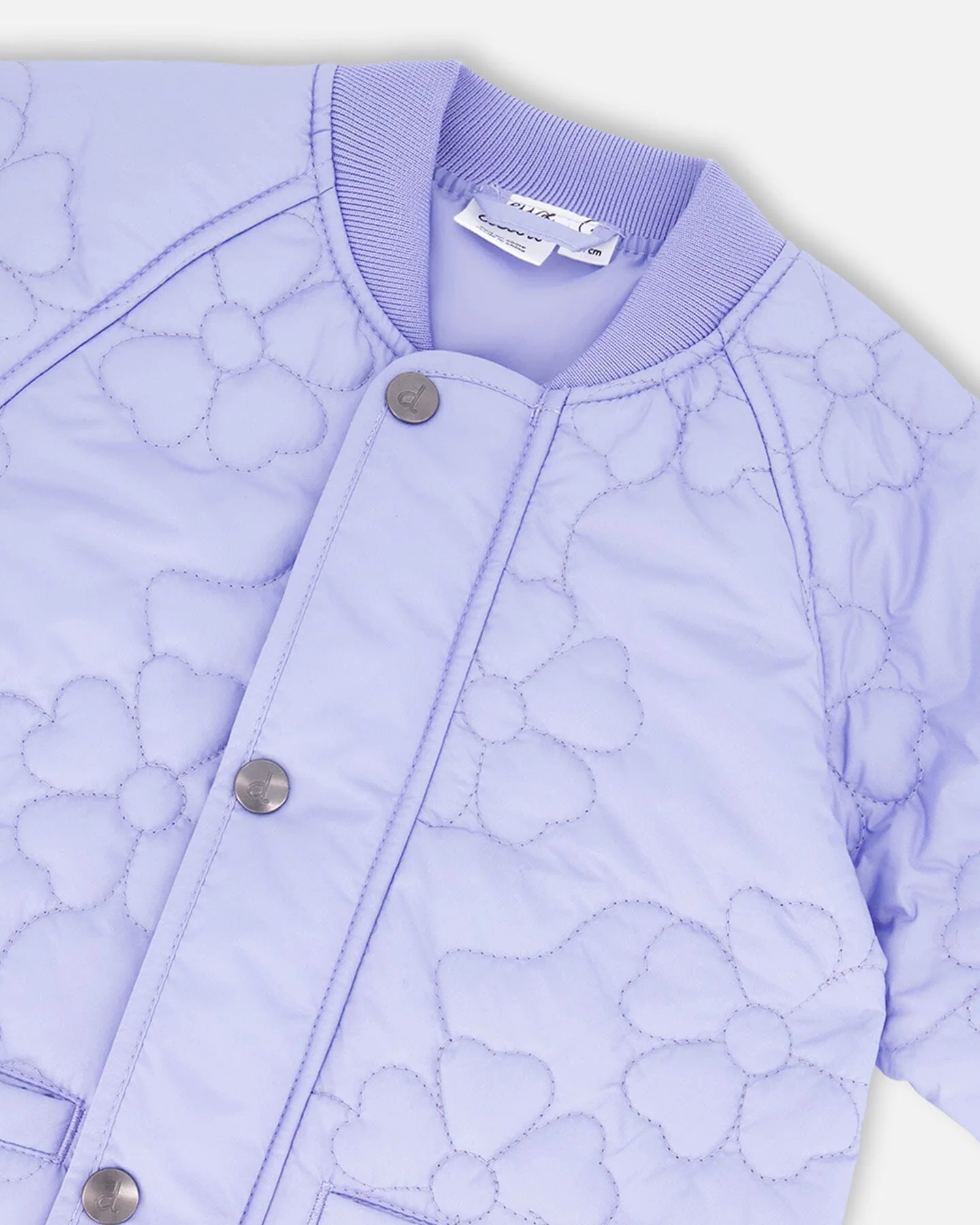 Quilted Mid-Season Jacket Lavender - Deux par Deux