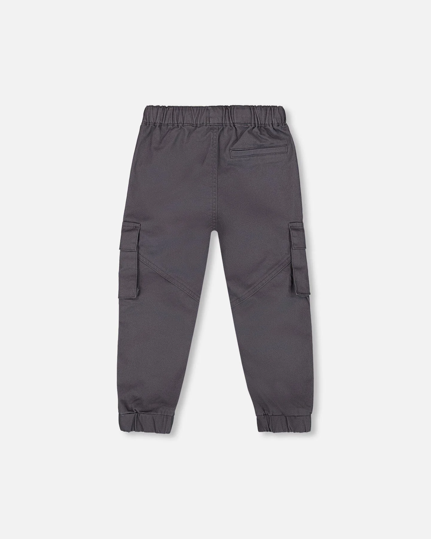 Twill Jogger Cargo Pants Dark Gray - Deux par Deux