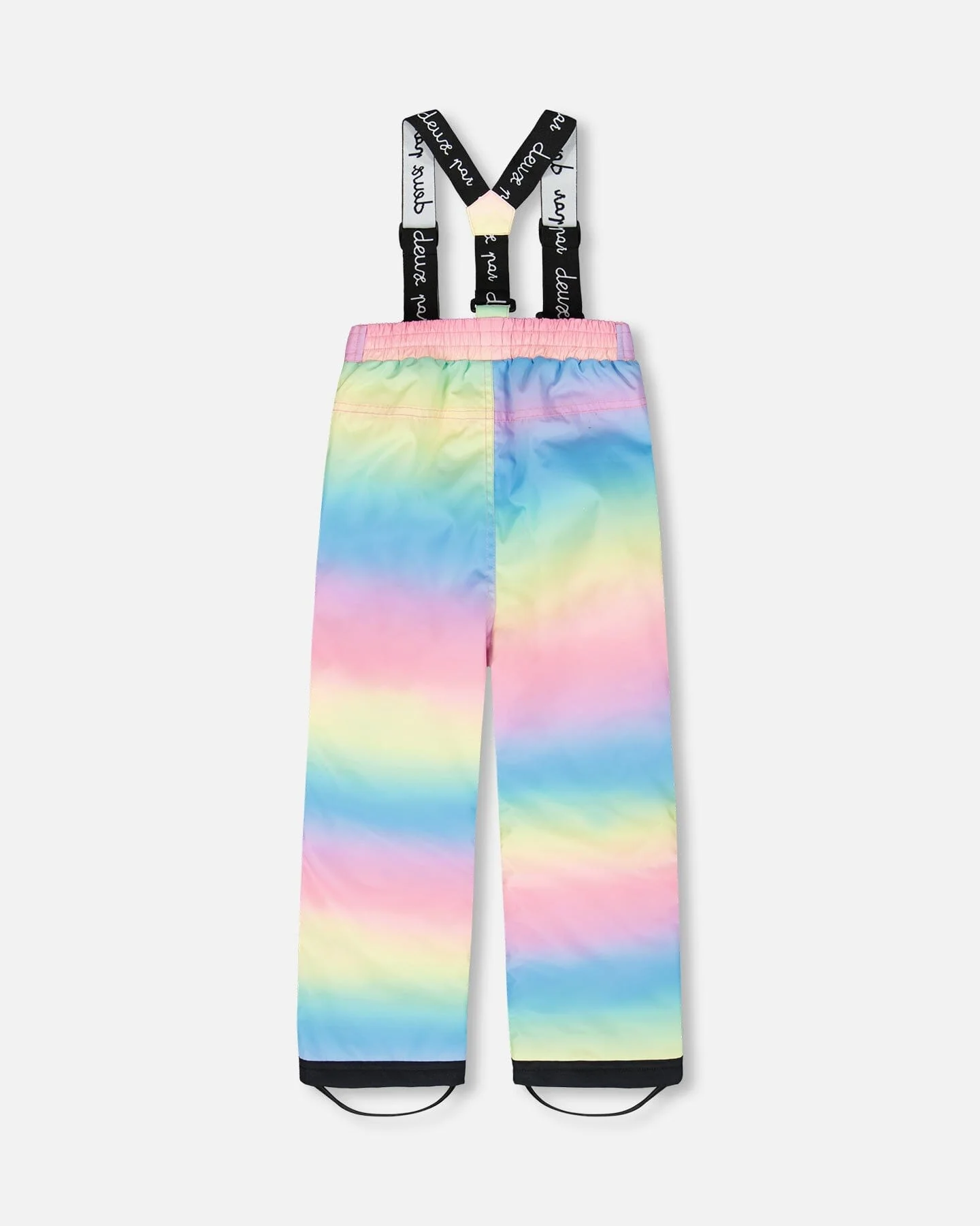 Two-Piece Chill Outerwear Set With Light Insulation Rainbow Gradient - Deux par Deux
