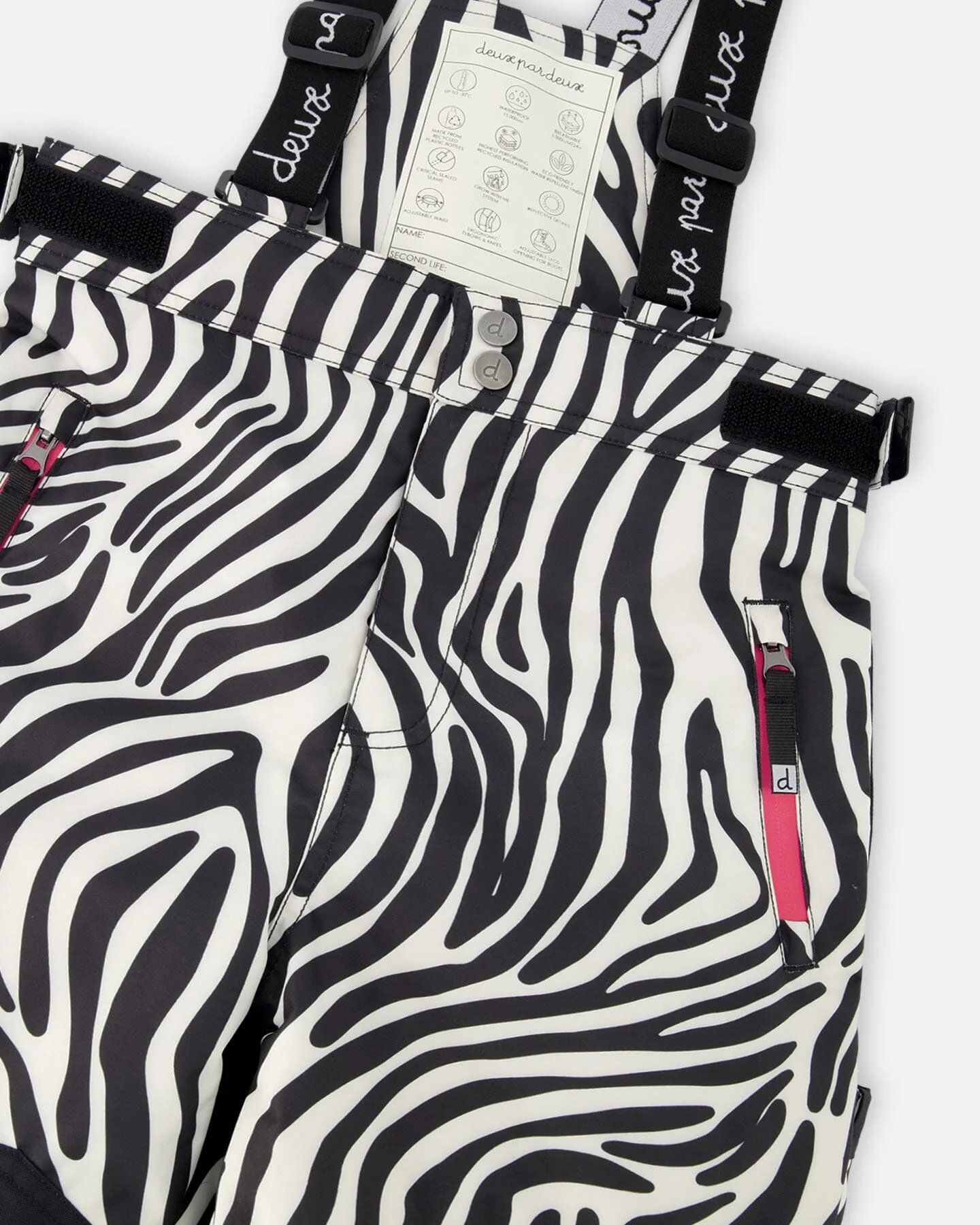 Two-Piece Teknik Snowsuit Zebra Print - Deux par Deux